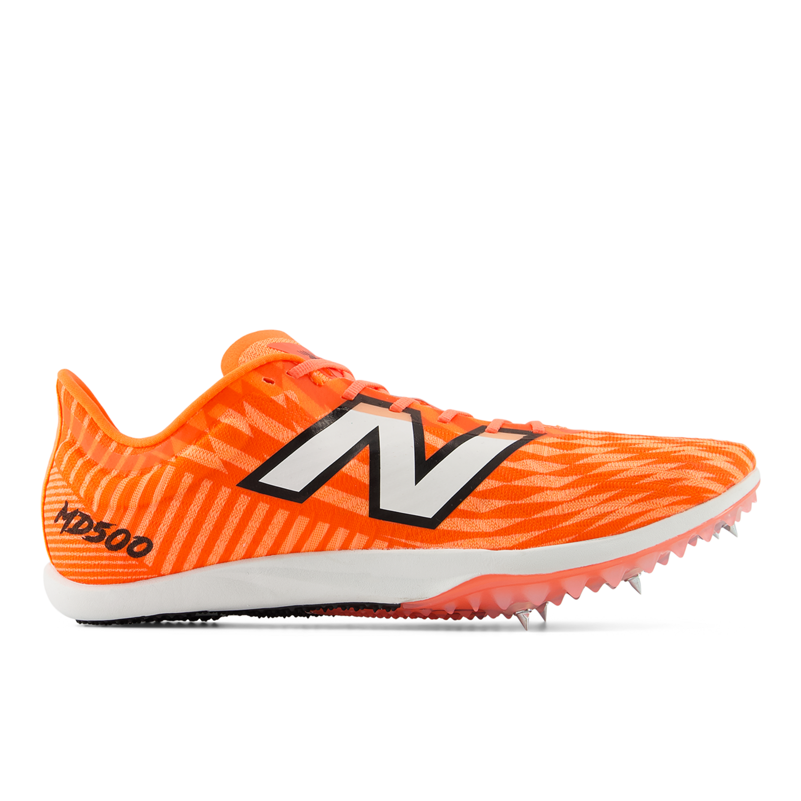 New Balance U MD500 Spikes v9 Nagelschuhe Unisex, orange, Grösse: 47