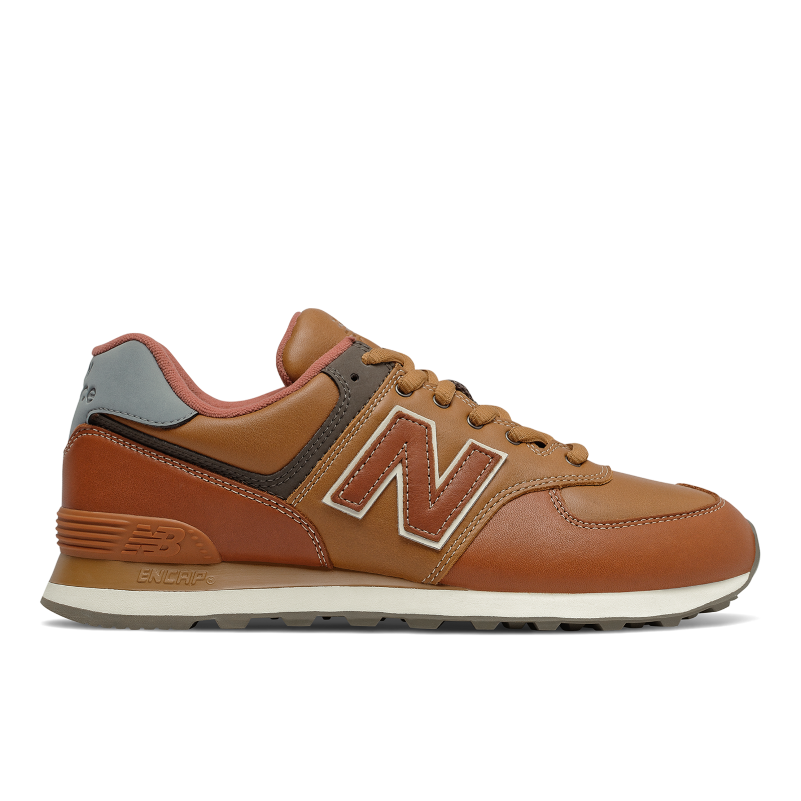 New Balance 574 Premium Pack Freizeitschuhe / Sneaker Herren, braun, Grösse: 42.5