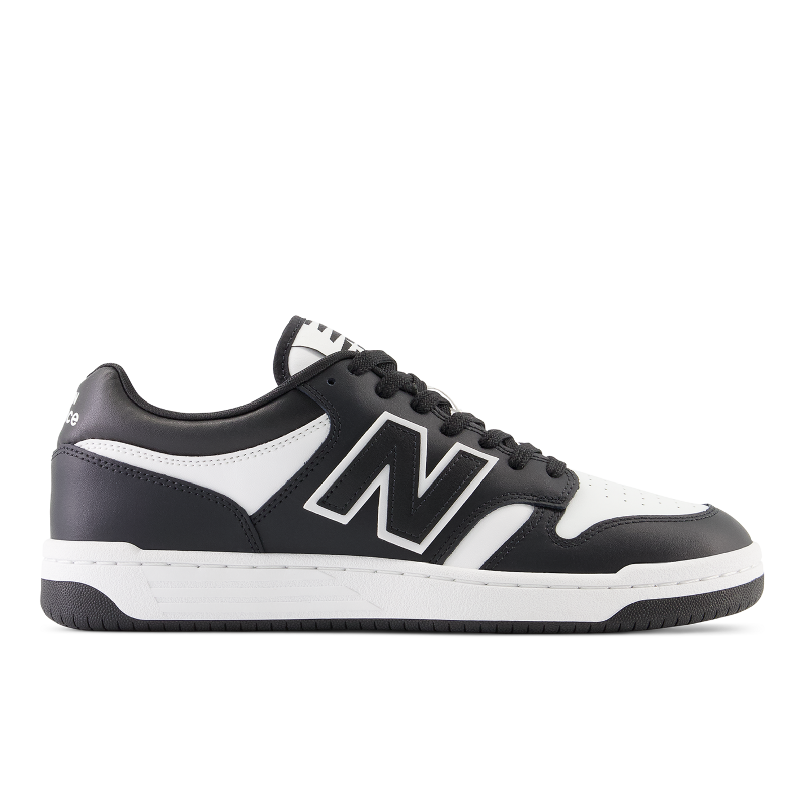 New Balance U 480 Leather Freizeitschuhe / Sneaker Unisex, schwarz, Grösse: 45