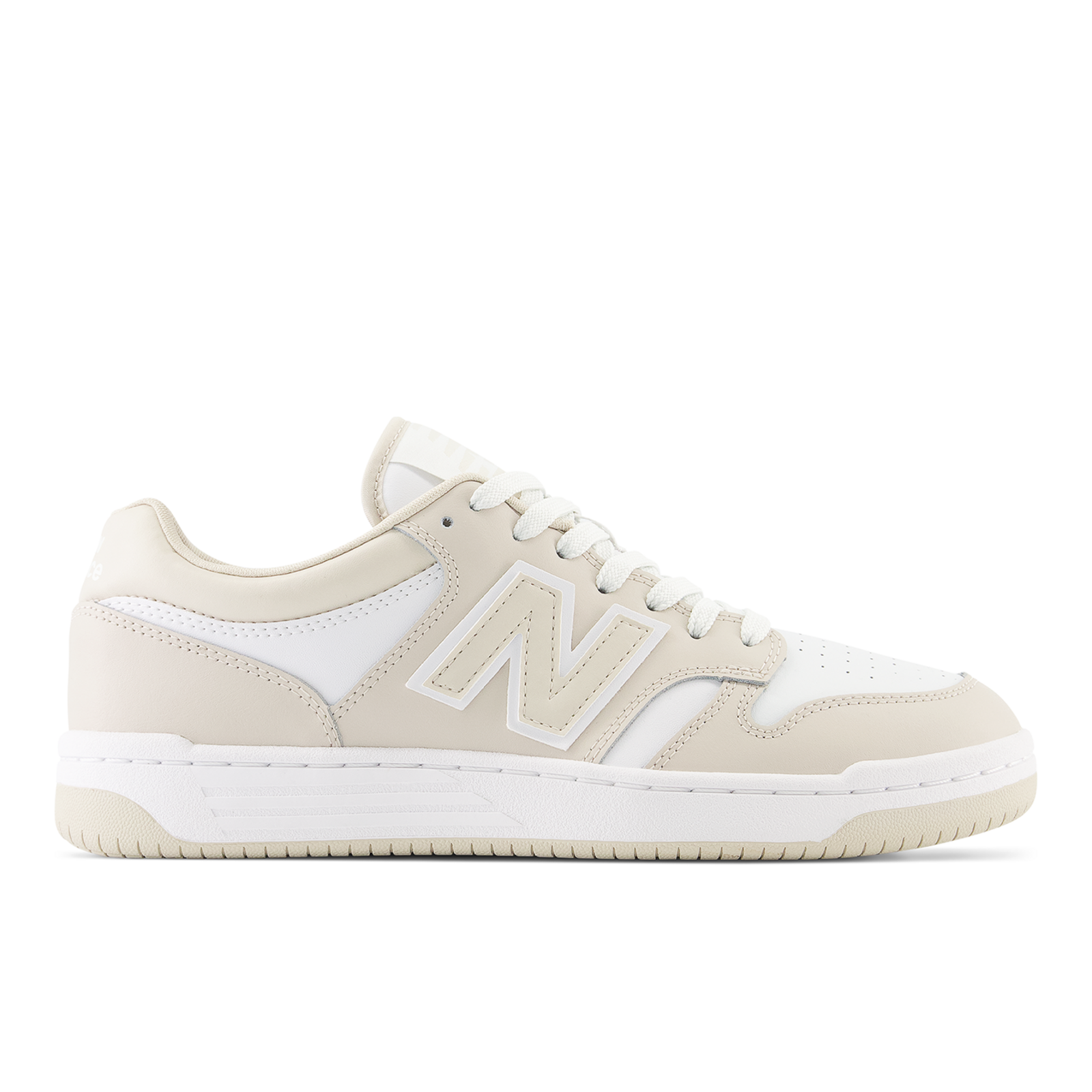 New Balance U 480 Leather Freizeitschuhe / Sneaker Unisex, beige, Grösse: 47.5
