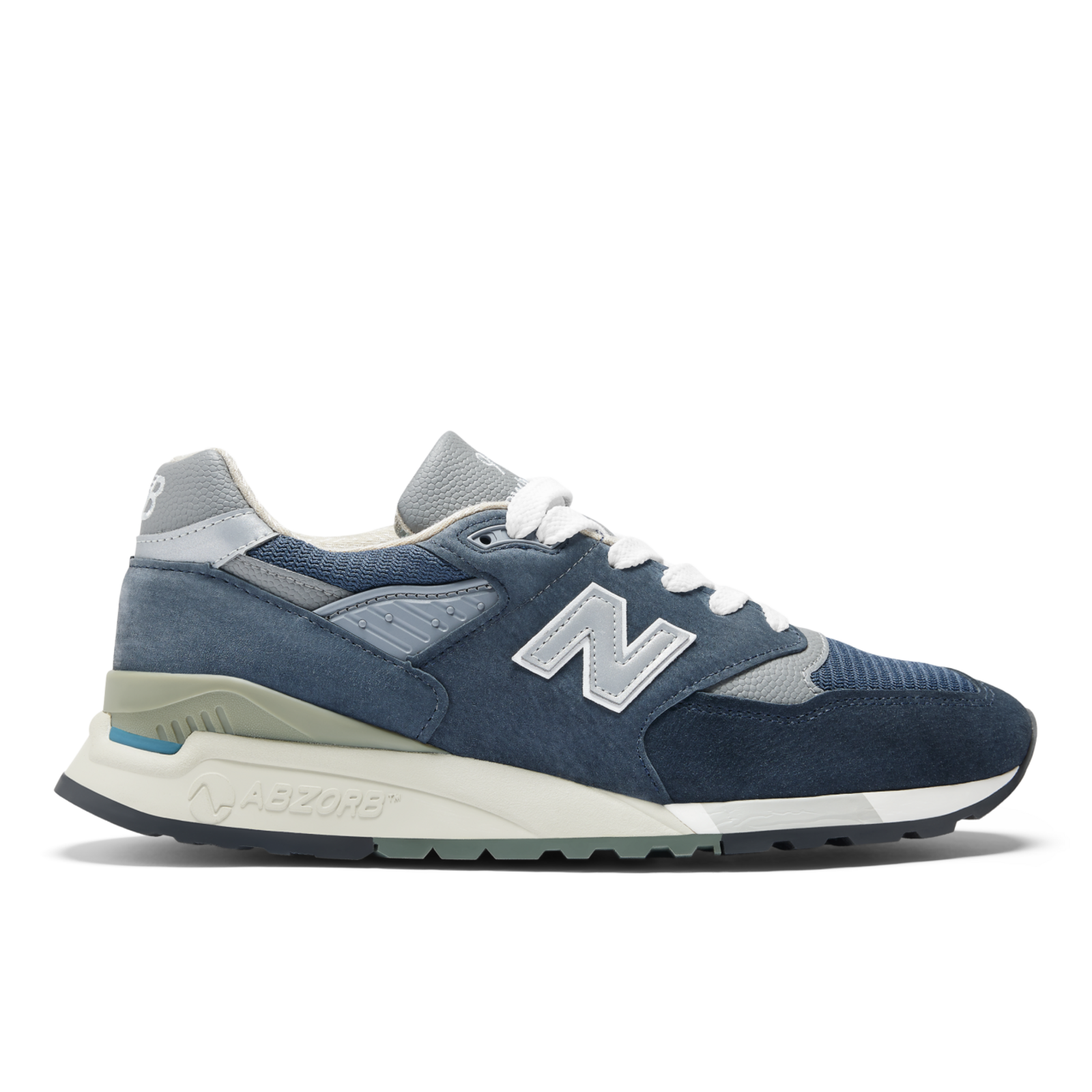 New Balance M Made in USA 998 Core Freizeitschuhe / Sneaker Herren, blau, Grösse: 41.5