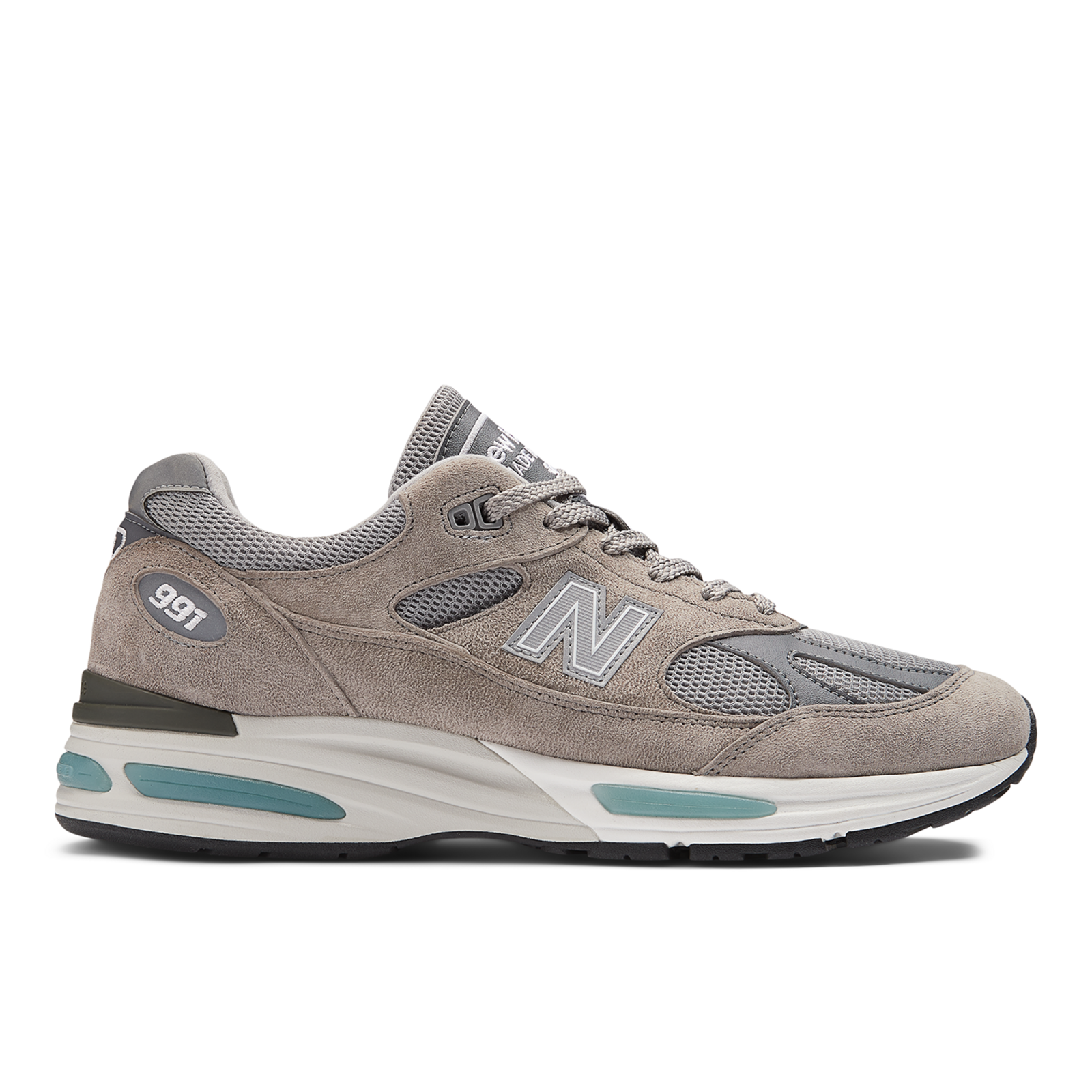 New Balance U 991 v2 MiUK Essentials Freizeitschuhe / Sneaker unisex, grau, Grösse: 45
