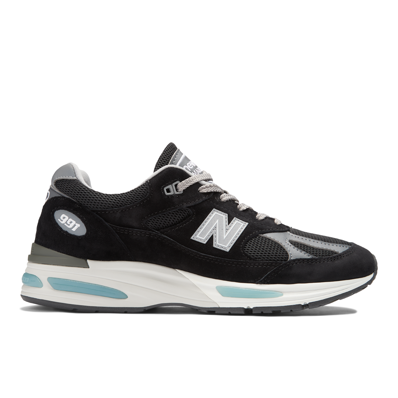 New Balance M 991 v2 MiUK Essentials Freizeitschuhe / Sneaker Herren, schwarz, Grösse: 45.5