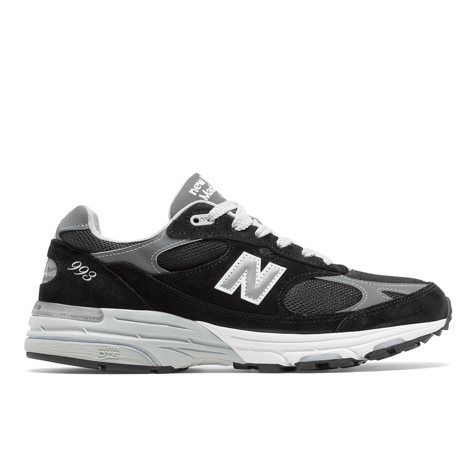 New Balance M 993 MiUS Core Freizeitschuhe / Sneaker Herren, schwarz, Grösse: 46.5