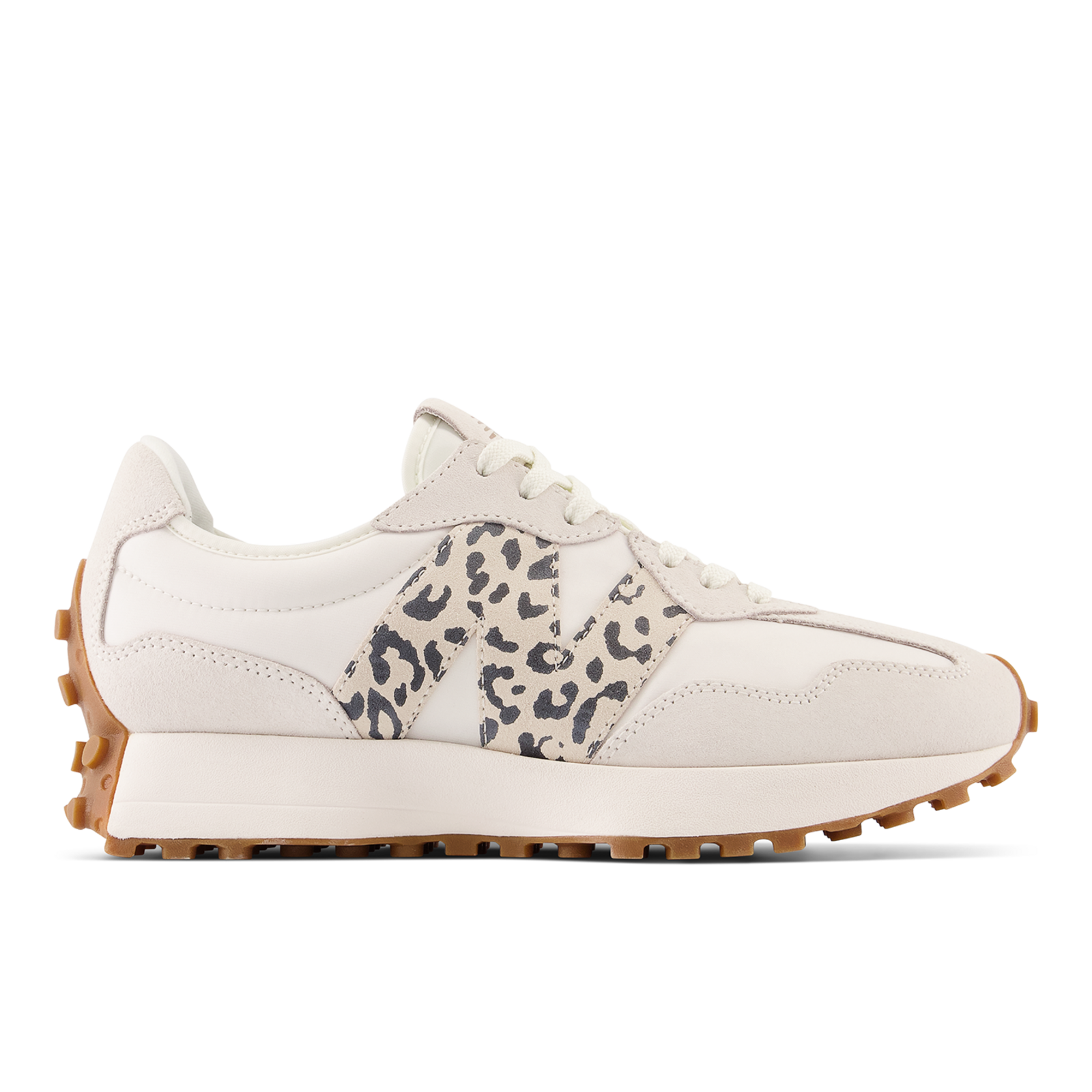 New Balance W 327 Animal Print Freizeitschuhe / Sneaker Damen, beige, Grösse: 37.5
