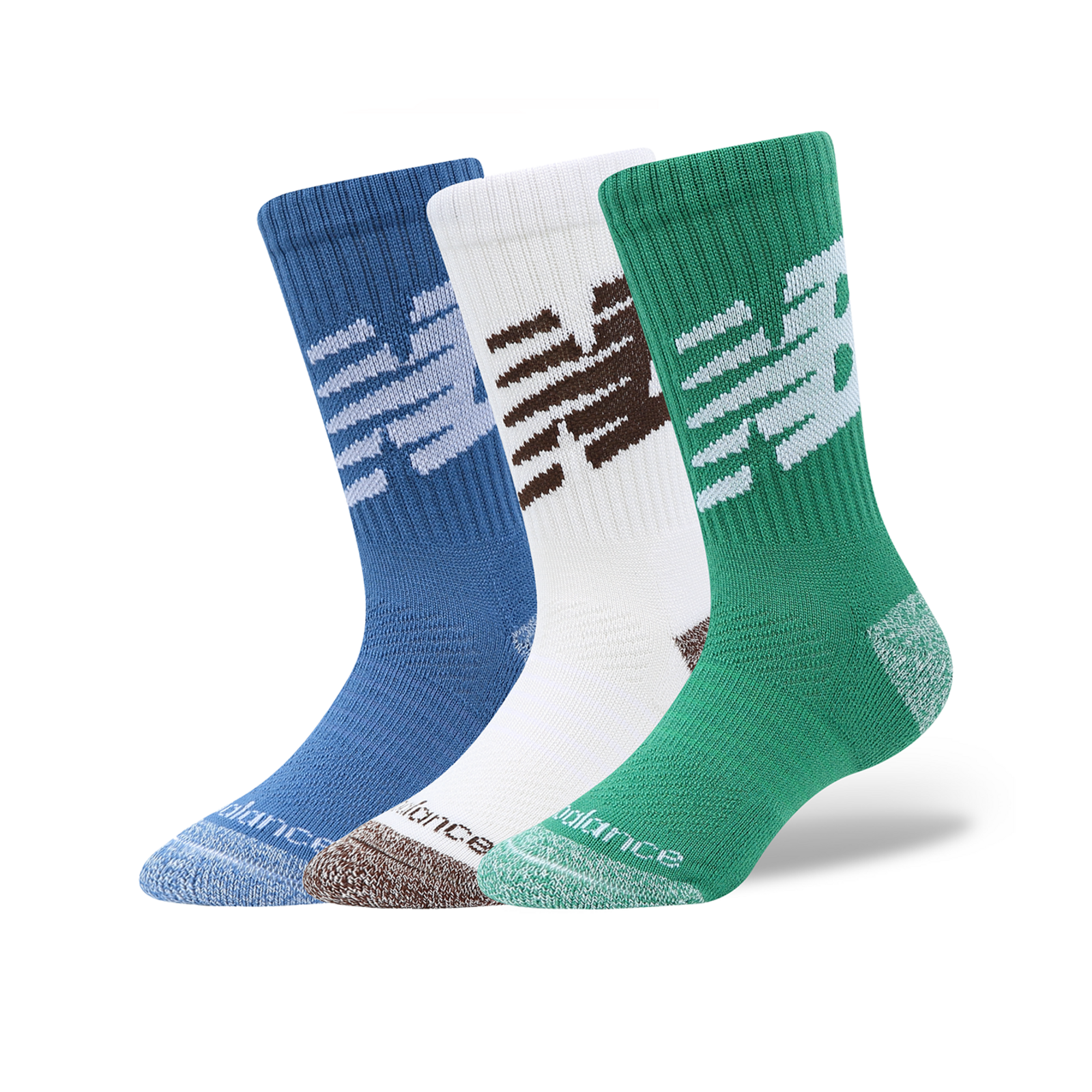 New Balance Youth Lifestyle Graphic Crew 3 Pack  HerrenUnisexDamen, mehrfarbig, Grösse: S