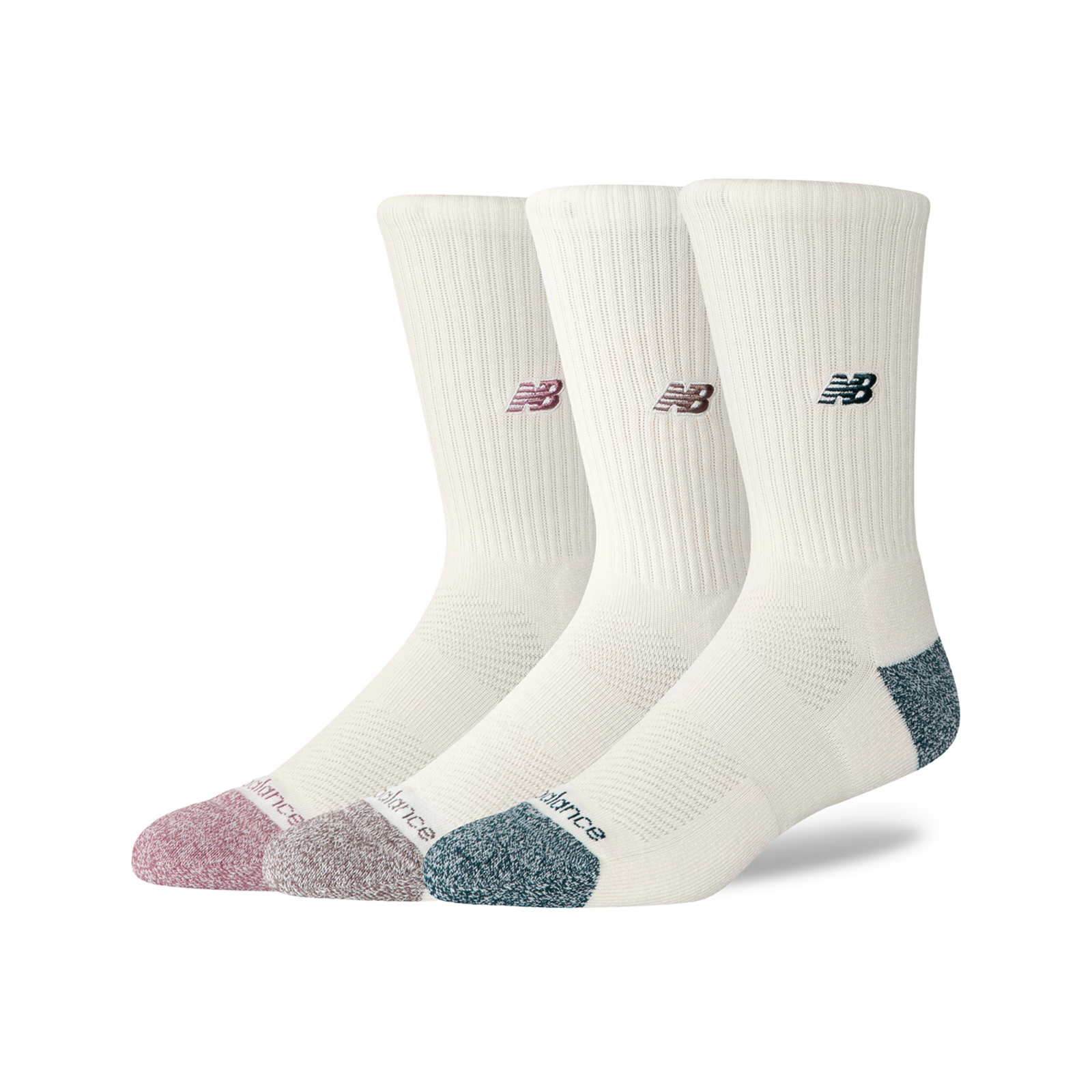 New Balance Active Premium Crew 3 Pack  Unisex, weiss, Grösse: L
