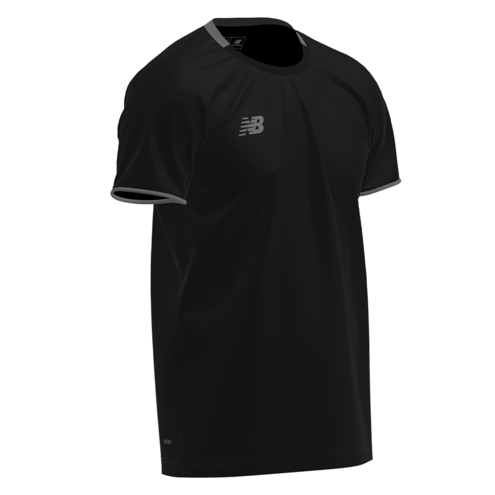 New Balance Y TW Kit Sprint SS Jersey  Unisex, schwarz, Grösse: YXL