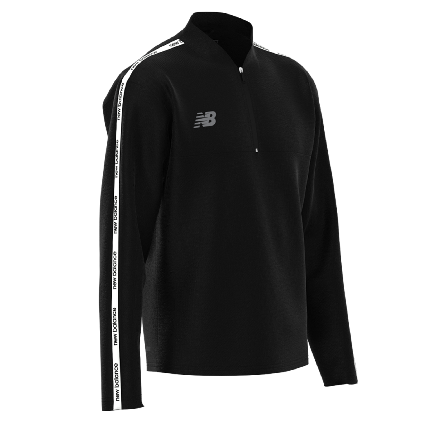 New Balance Y TW Training 1/4 Knitted Midlayer  JungenMädchenUnisex, schwarz, Grösse: YXS