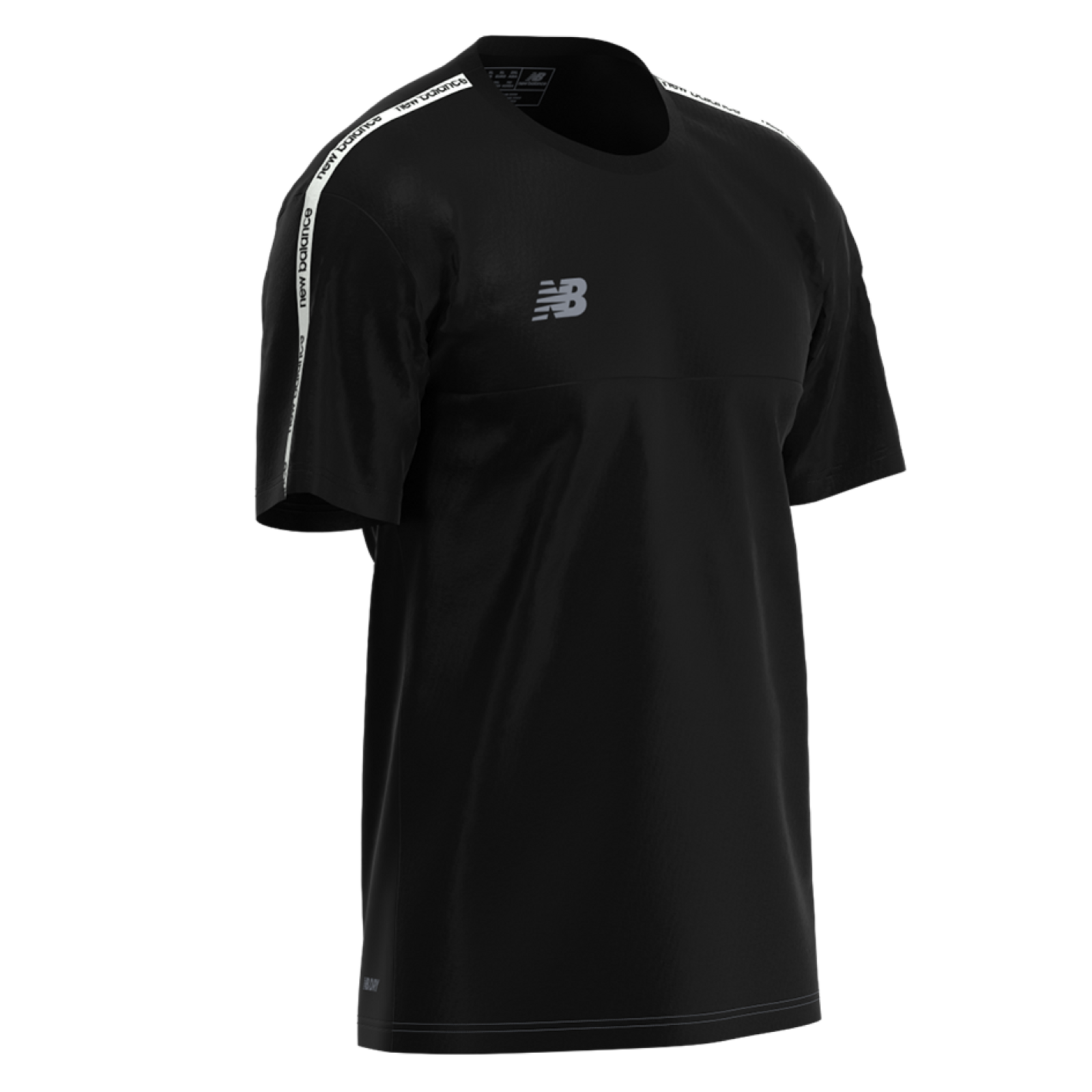 New Balance Y TW Training SS Jersey  JungenMädchenUnisex, schwarz, Grösse: YXS