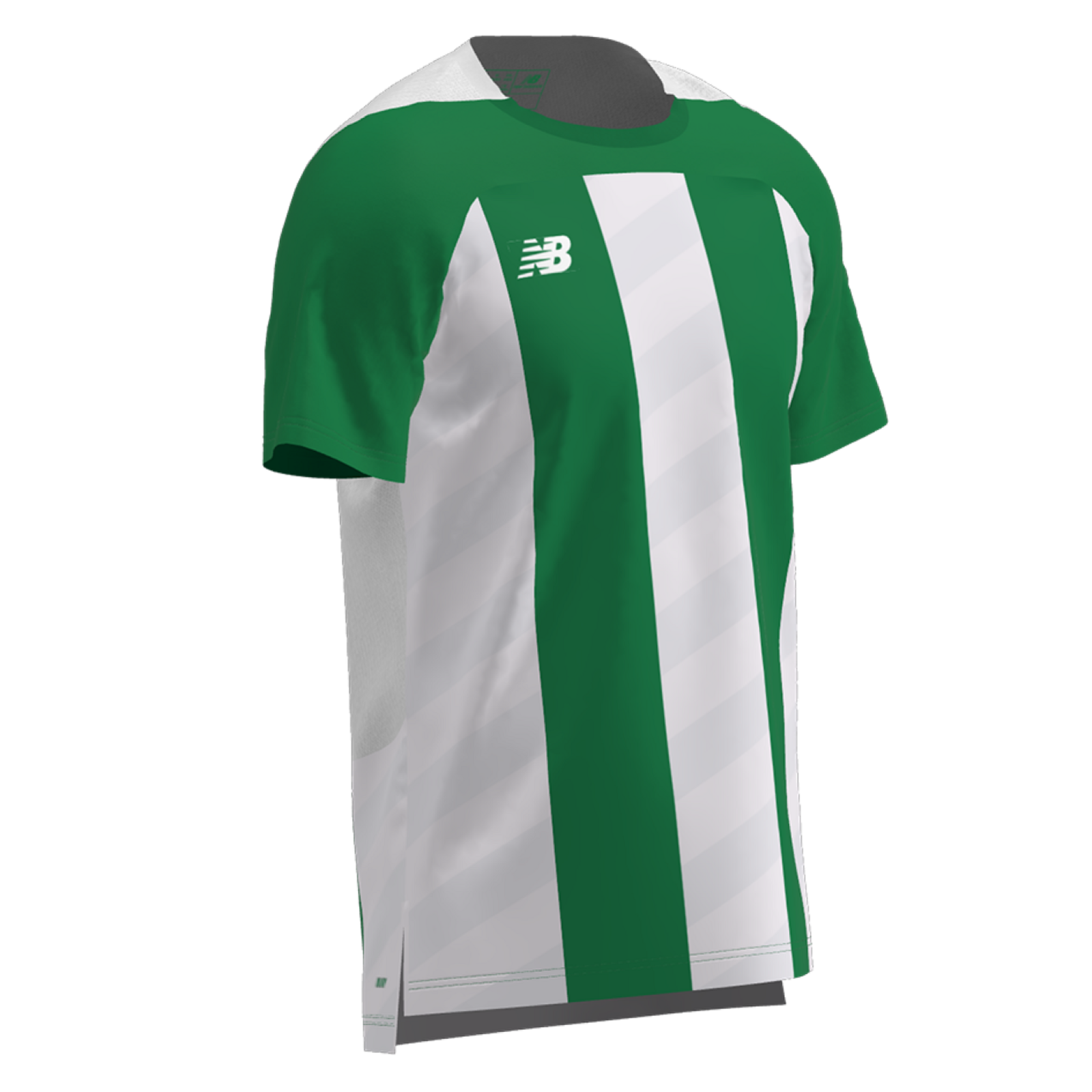 New Balance TW Kit Stripe 2 SS Jersey  Herren, grün, Grösse: XXL