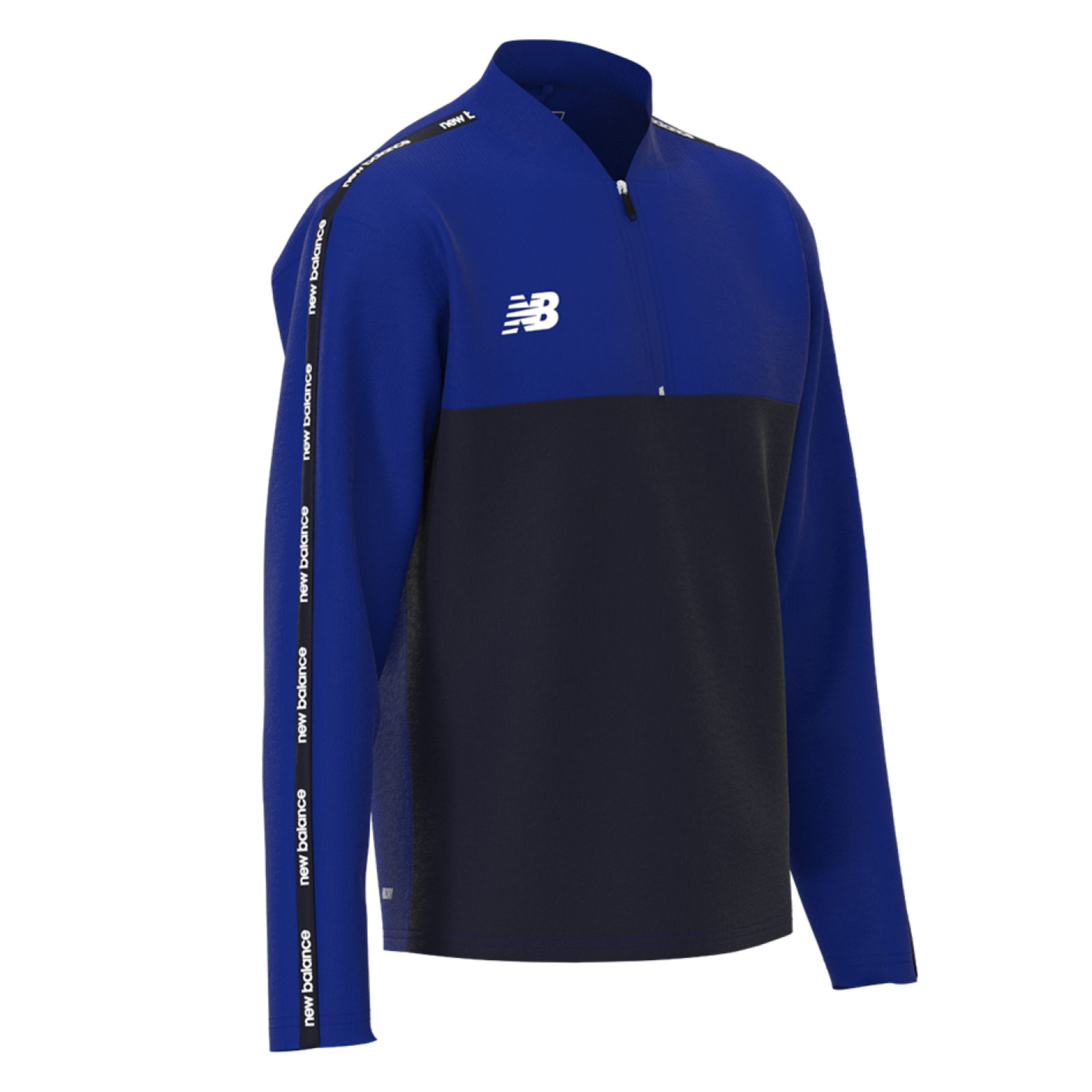 New Balance TW Training 1/4 Knitted Midlayer  Herren, blau, Grösse: XXL