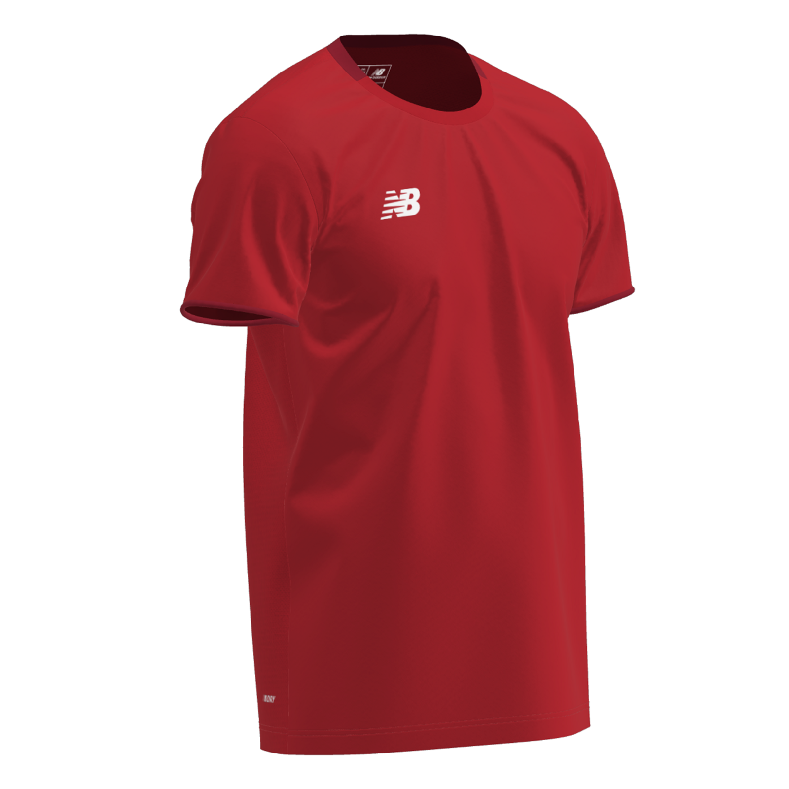 New Balance W TW Kit Sprint SS Jersey  Damen, rot, Grösse: 8