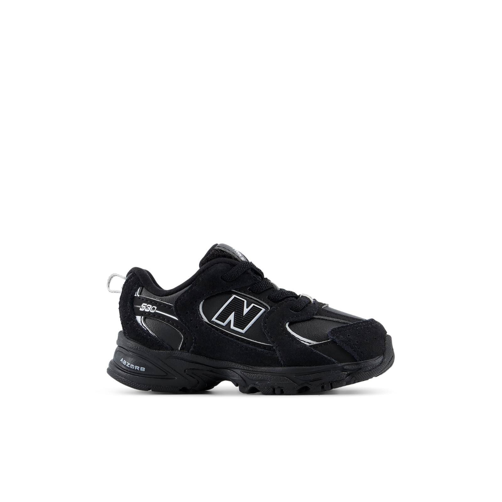 New Balance Kids 530 Bungee Lace unisex, schwarz, Grösse: 27.5