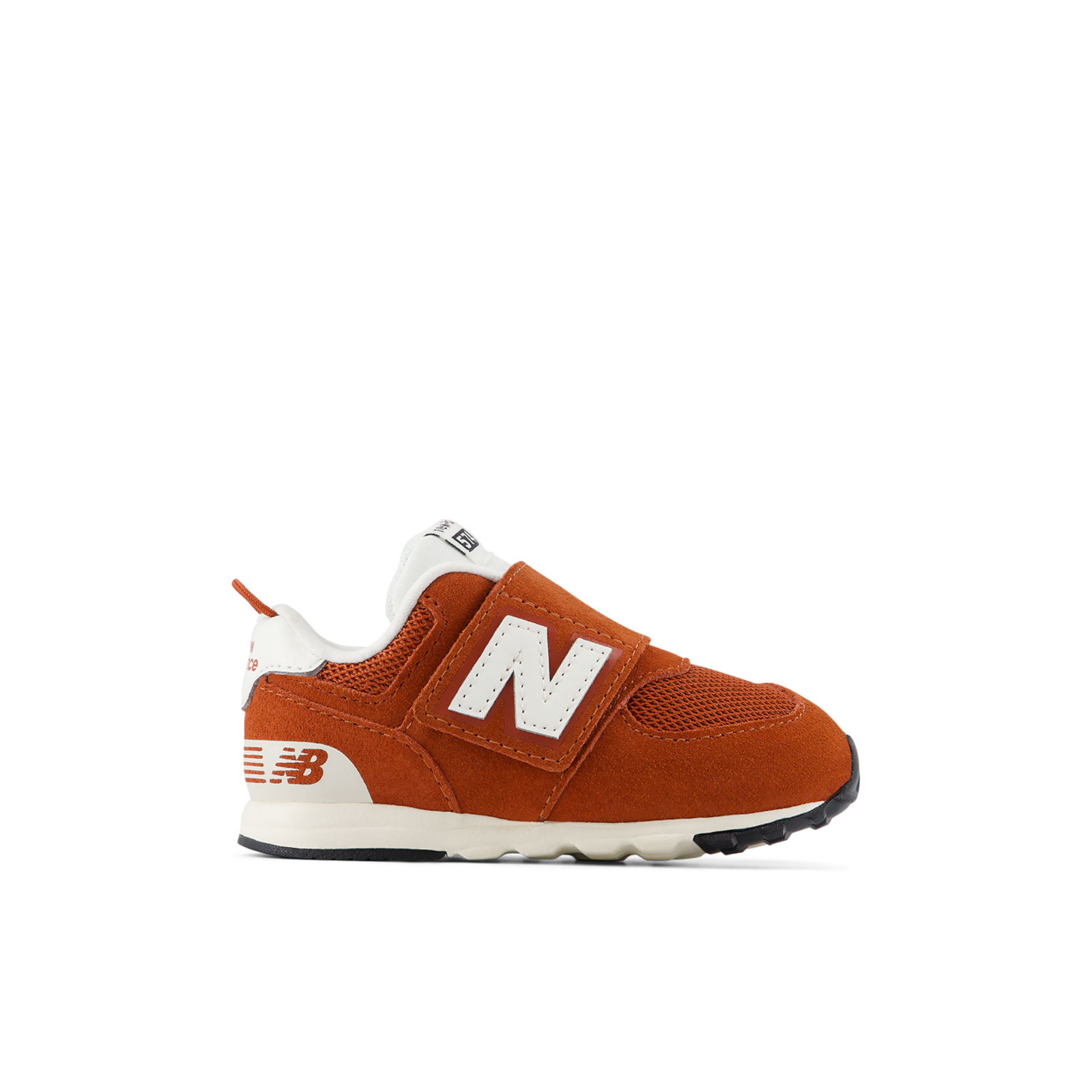 New Balance Kids 574 Newb Hook & Loop unisex, braun, Grösse: 21.5