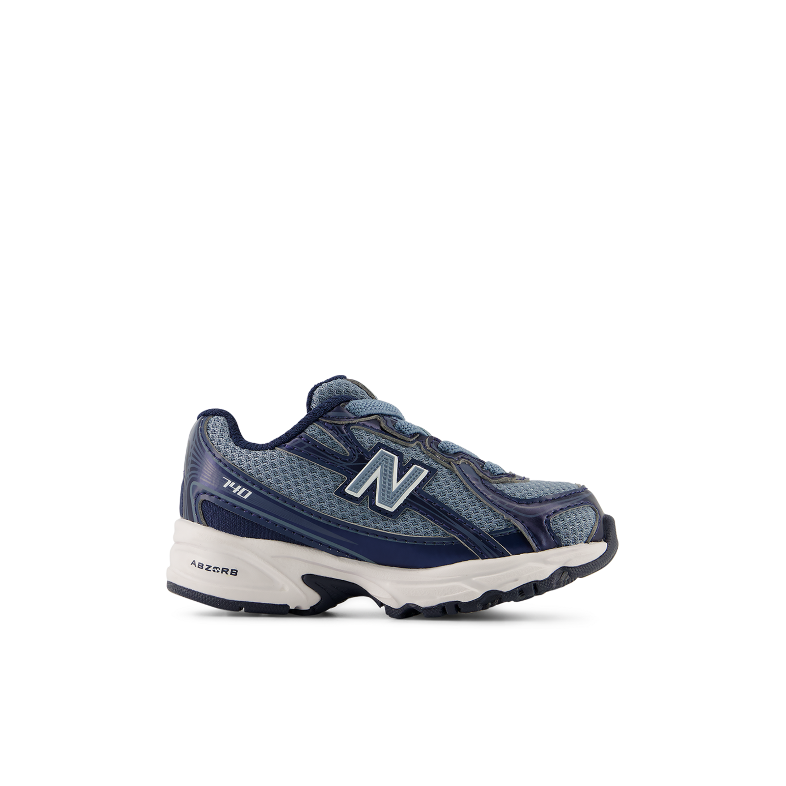 New Balance Kids 740 Bungee Lace unisex, blau, Grösse: 27.5