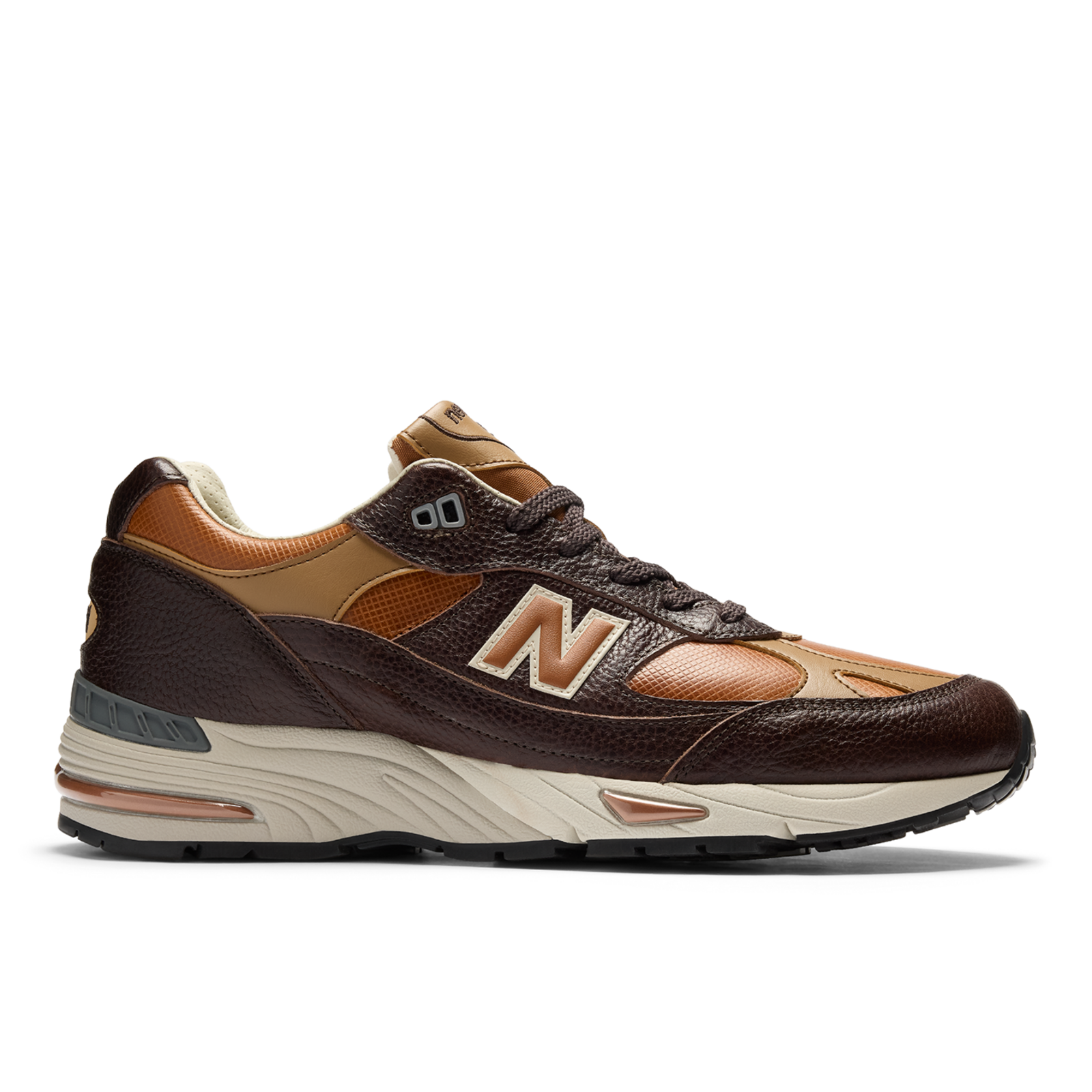 New Balance M 991 v1 Made in UK Luxe Freizeitschuhe / Sneaker Herren, braun, Grösse: 41.5