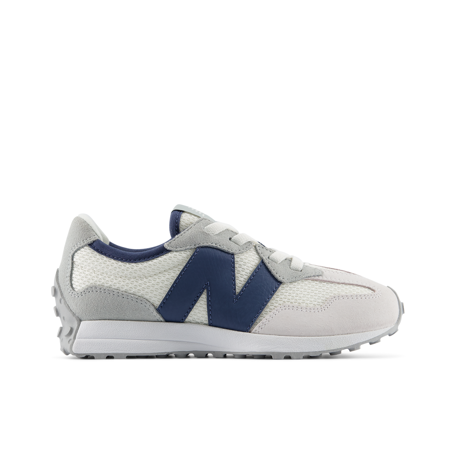 New Balance Kids 327 Bungee Lace unisex, weiss, Grösse: 28