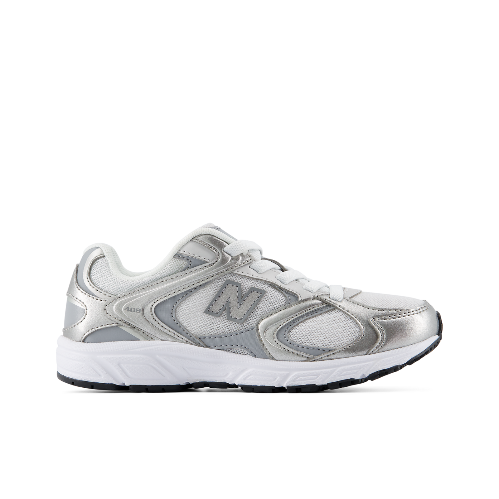 New Balance Kids 408 Bungee Lace unisex, weiss, Grösse: 35