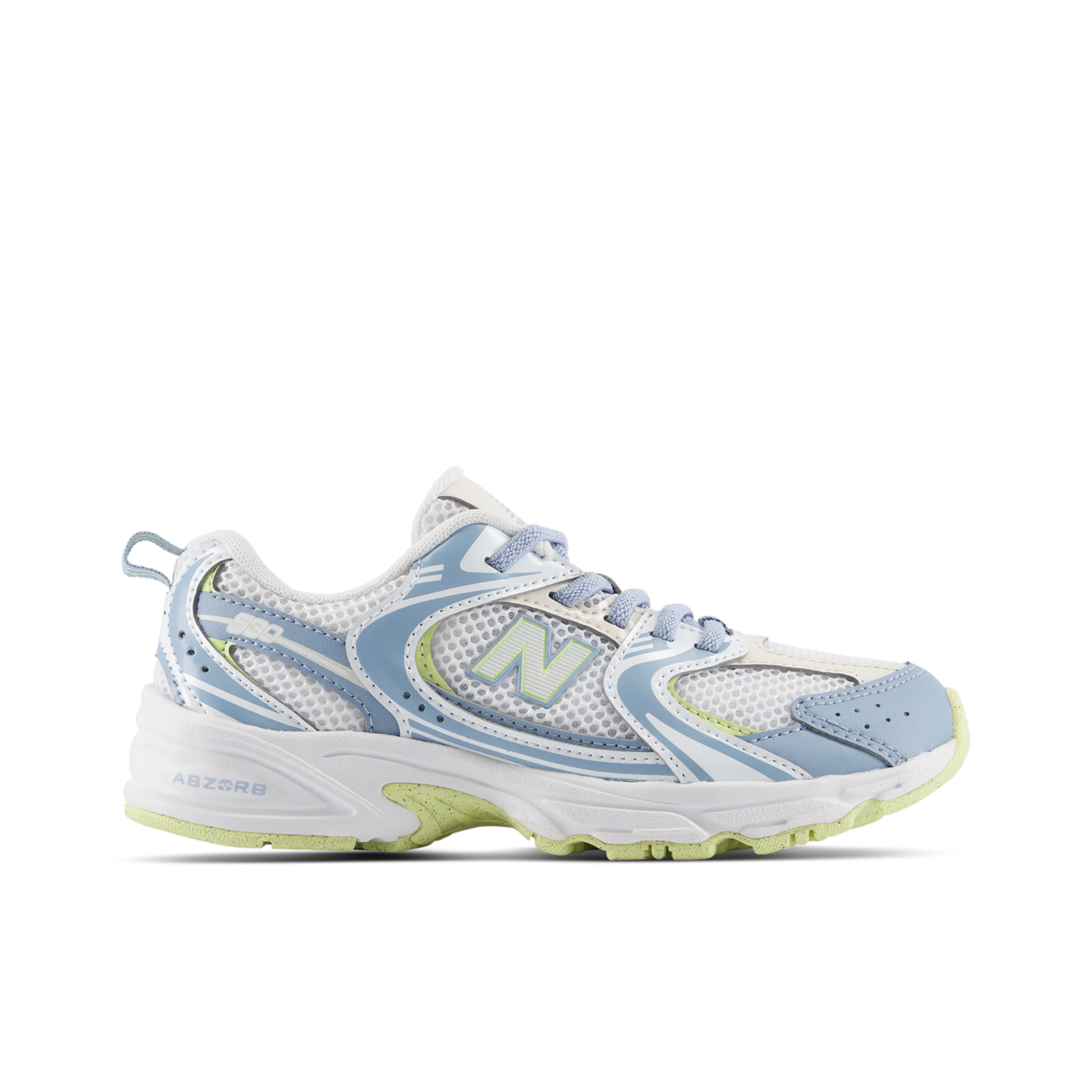 New Balance Kids 530 Bungee Lace unisex, weiss, Grösse: 35