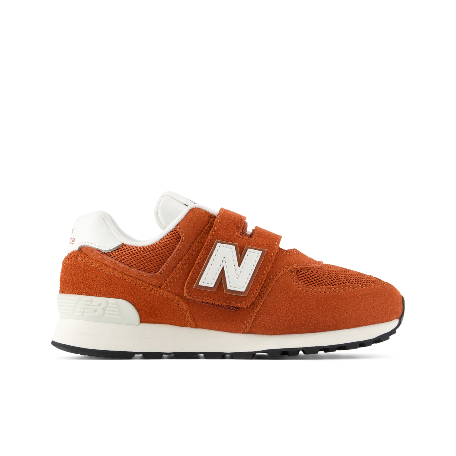New Balance Kids 574 Hook & Loop unisex, orange, Grösse: 34.5