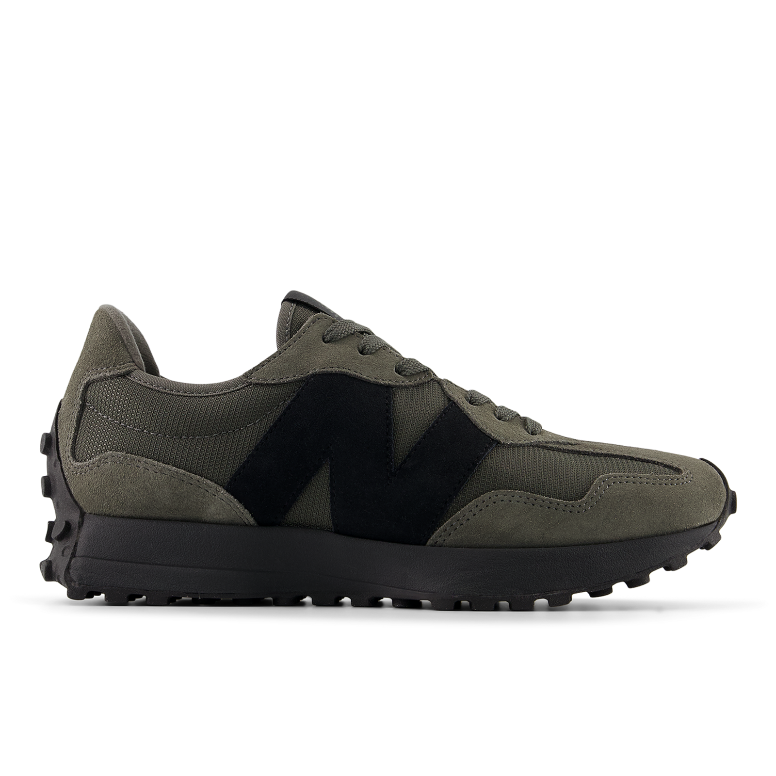 New Balance M 327 Dark Wood Freizeitschuhe / Sneaker Herren, grün, Grösse: 40.5