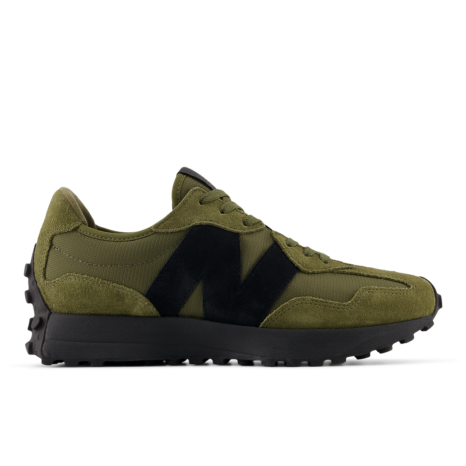 New Balance M 327 Dark Wood Freizeitschuhe / Sneaker Herren, grün, Grösse: 41.5