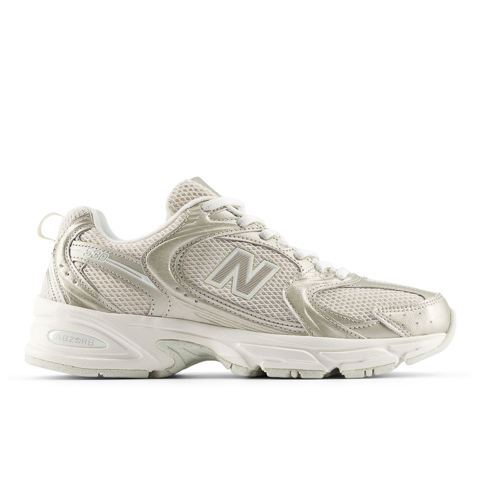 New Balance U 530 Metallic Fashion Freizeitschuhe / Sneaker Unisex, grau, Grösse: 41.5