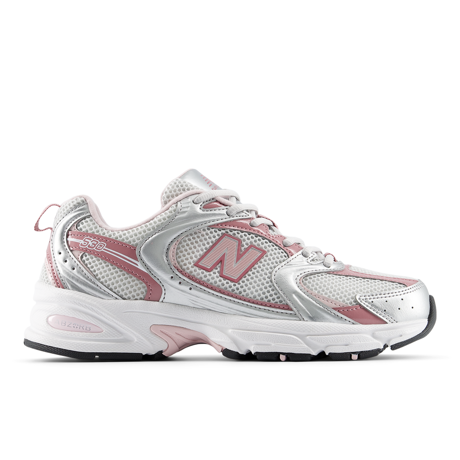 New Balance U 530 Metallic Sport Freizeitschuhe / Sneaker unisex, grau, Grösse: 37.5