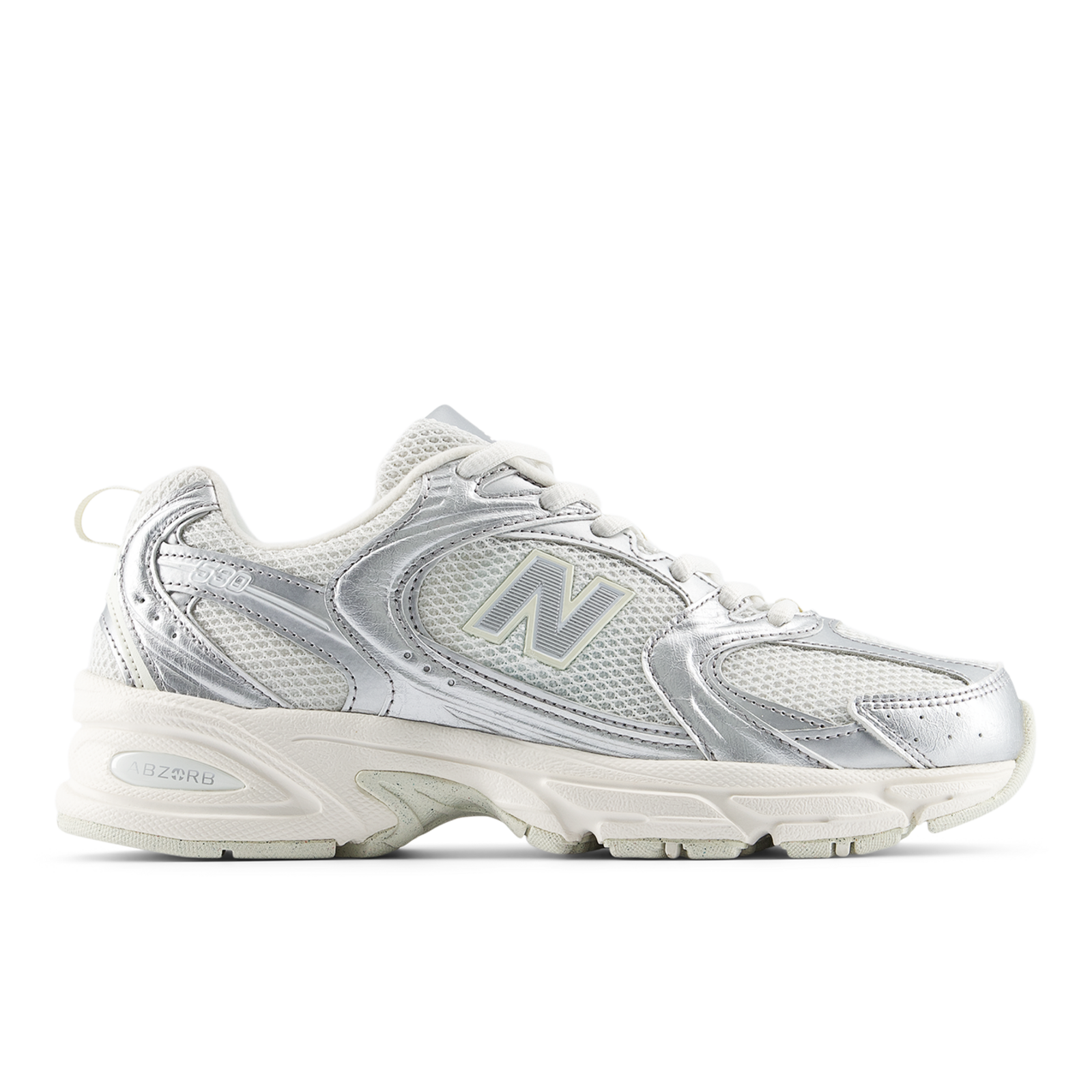 New Balance U 530 Metallic Fashion Freizeitschuhe / Sneaker Unisex, grau, Grösse: 39.5