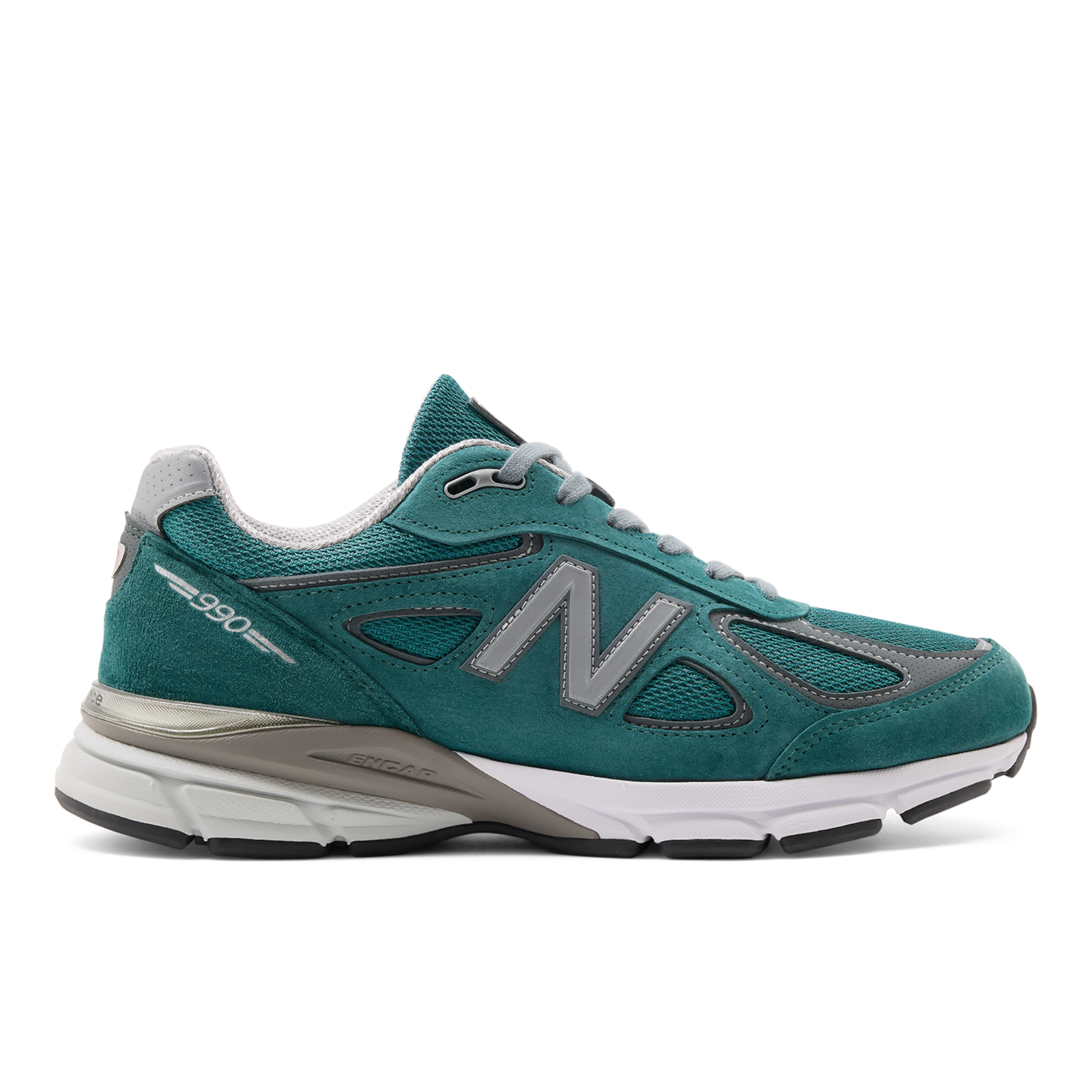 Image of New Balance 990 v4 Made in USA Core Plus / Sneaker unisex, grün, Grösse: 36