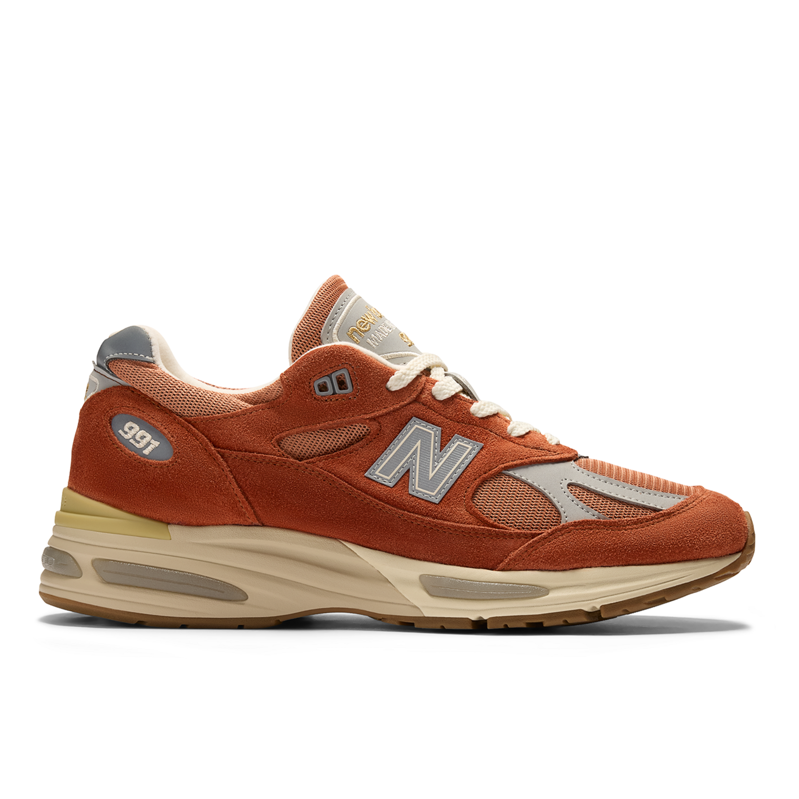 New Balance U 991 Made in UK v2 Vintage Sports Freizeitschuhe / Sneaker HerrenUnisexDamen, braun, Grösse: 42.5