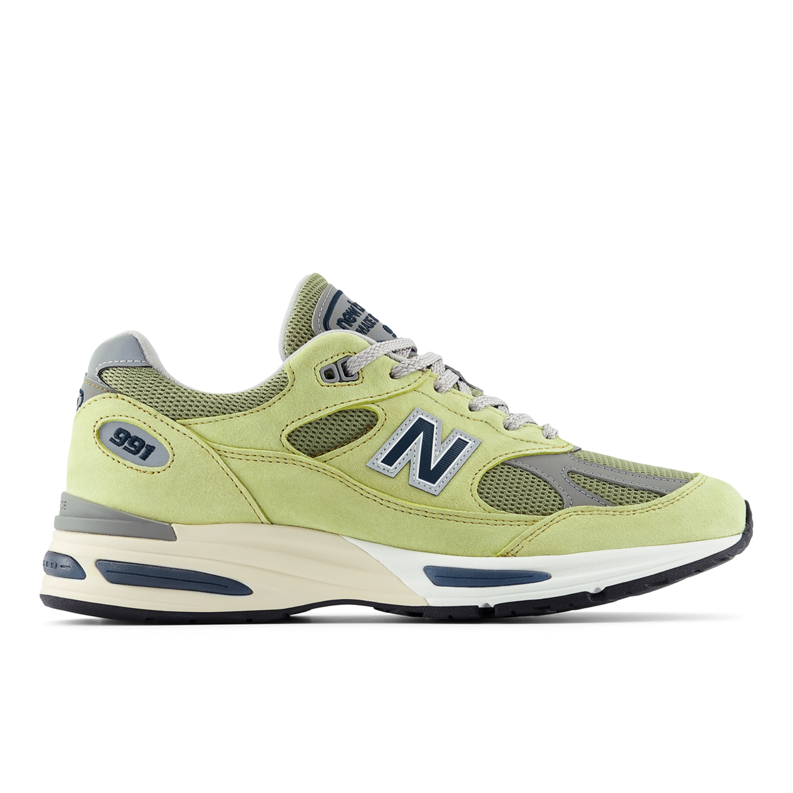 New Balance 991 v2 Made in UK Summer Brights / Sneaker HerrenUnisexDamen, grün, Grösse: 42