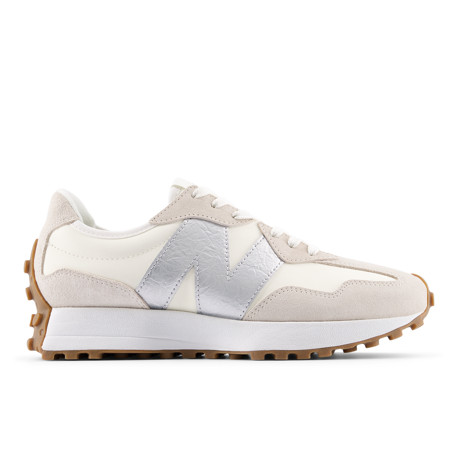 New Balance W 327 Seasonal Metallic Freizeitschuhe / Sneaker Damen, grau, Grösse: 40