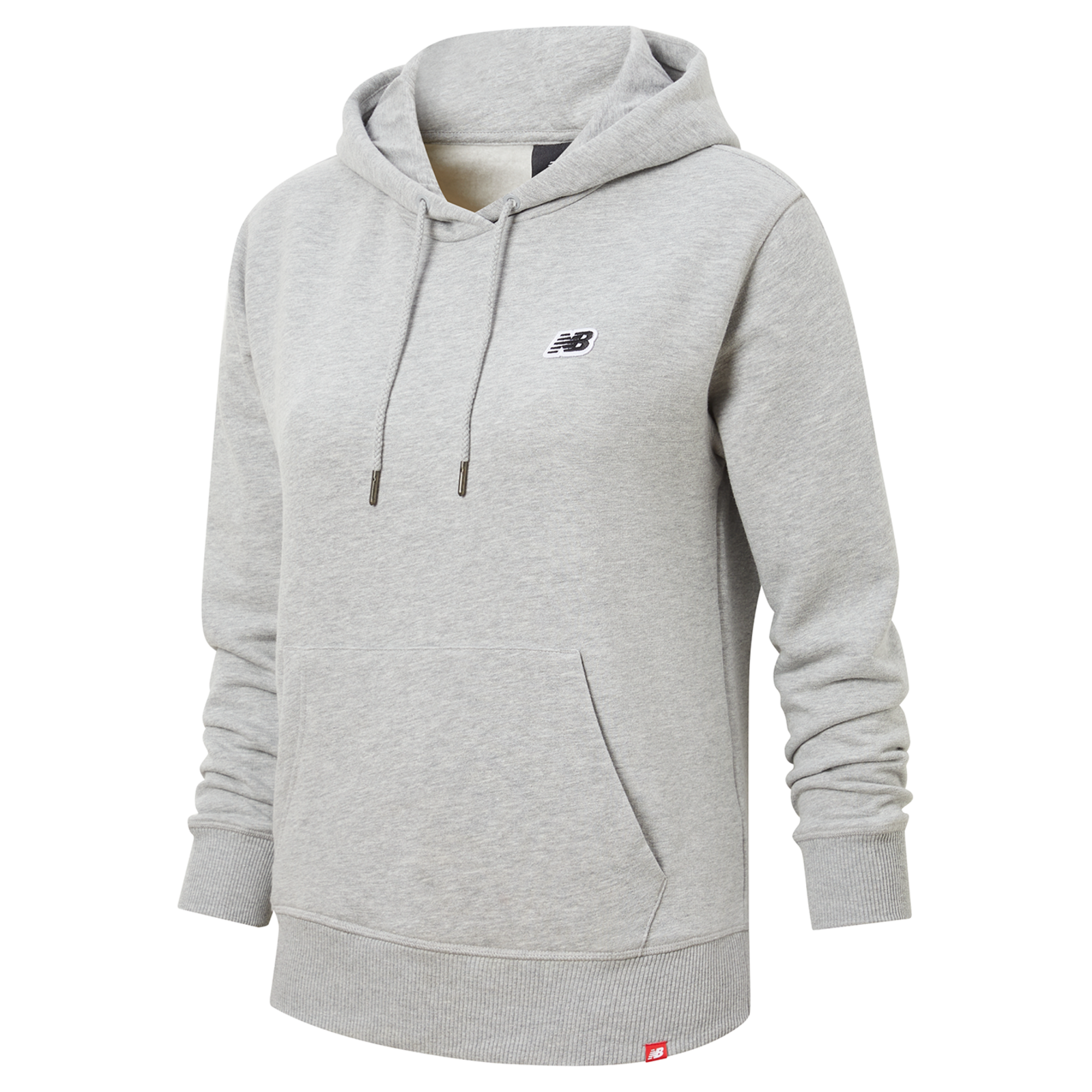 Image of New Balance New Balance W NB Small Logo Hoodie Damen, grau, Grösse: L Relaxed Fit Damen, grau, Grösse: L