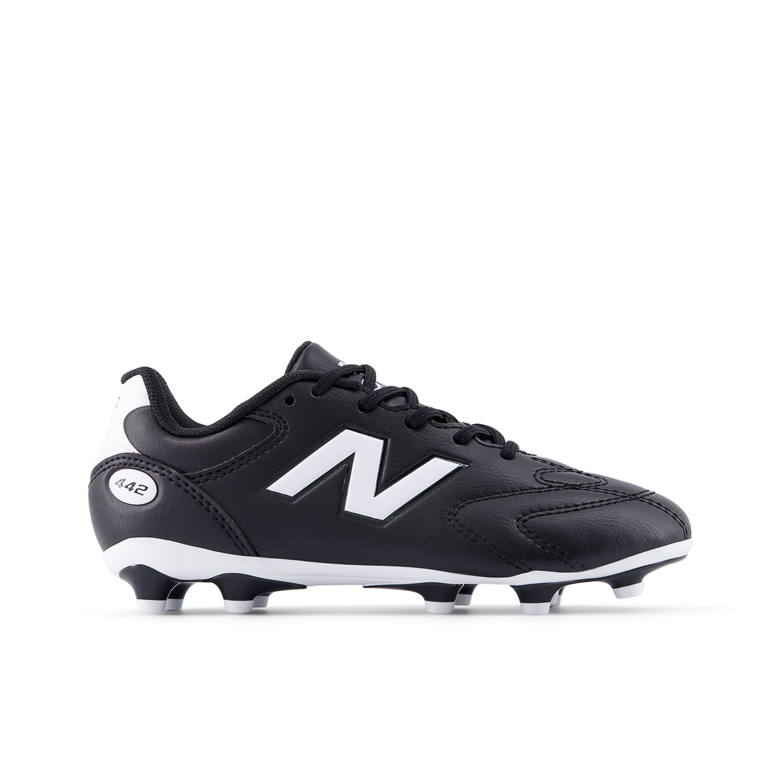New Balance Kids Y 442 Team Jnr FG v3 Nockenschuhe JungenMädchenUnisex, schwarz, Grösse: 38.5