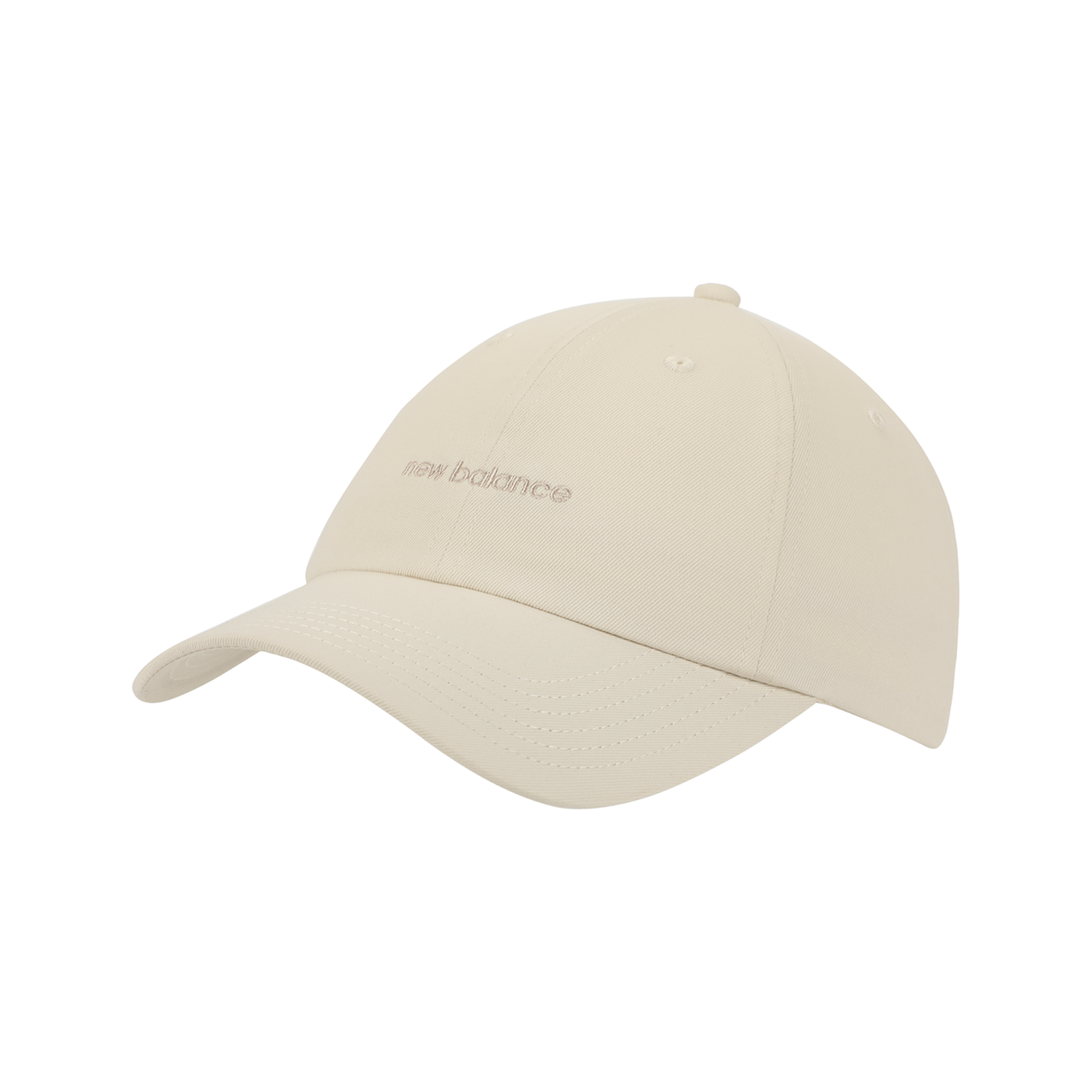 Image of New Balance New Balance Women's 6 Panel Linear Logo Hat Damen, beige, Grösse: one size Damen, beige, Grösse: one size
