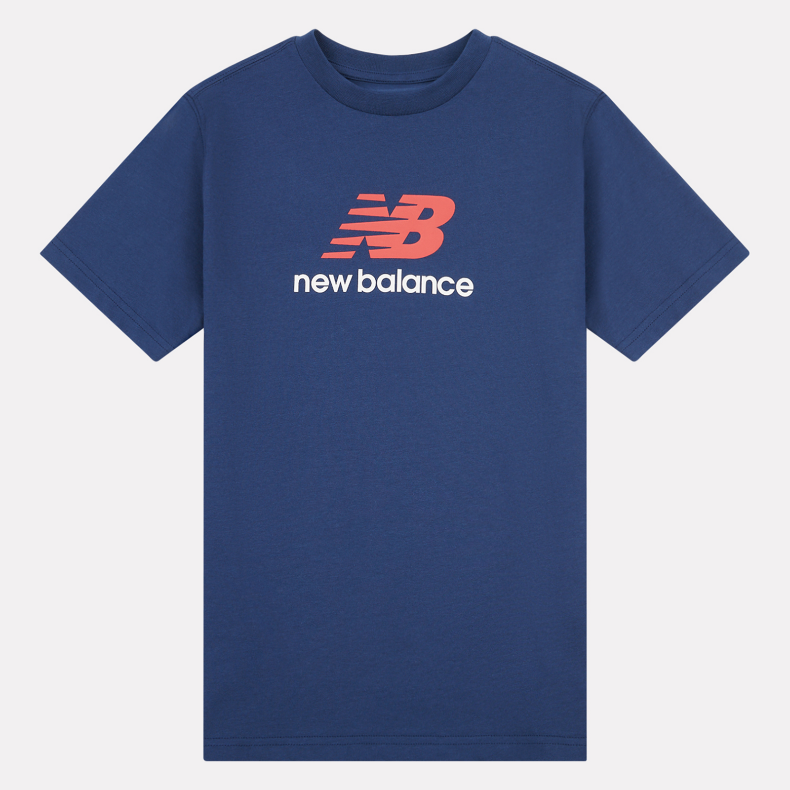 New Balance B NEW BALANCE JERSEY STACKED LOGO TEE  Jungen, blau, Grösse: 15-16 Years