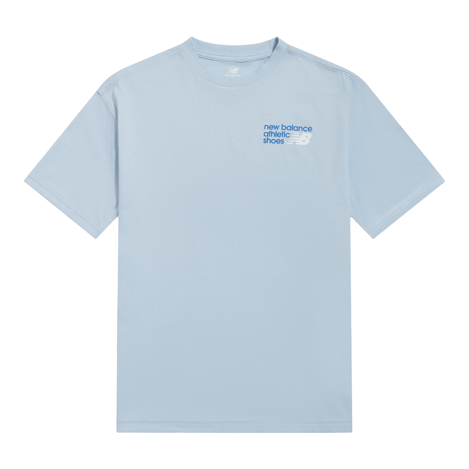 New Balance B NB Athletics Relaxed Premium Graphic Tee  Jungen, blau, Grösse: 7-8 Years