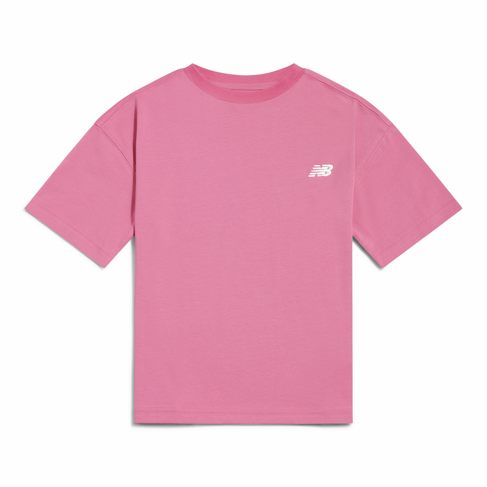 New Balance G New Balance Jersey Small Logo Tee  Jungen, pink, Grösse: 9-10 Years