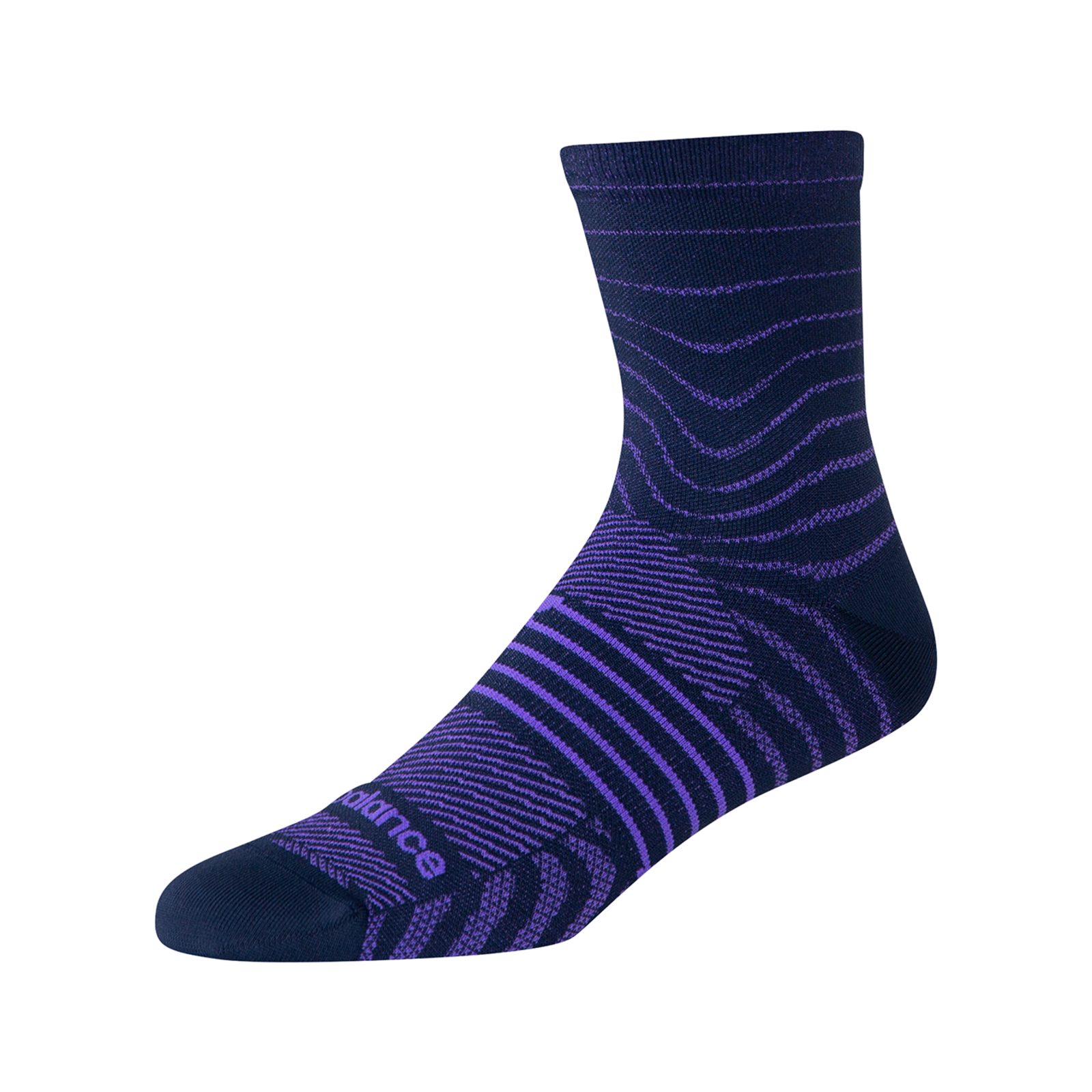 New Balance New Balance Pro Run Quarter Socks 1 Pair unisex, violett, Grösse: M  unisex, violett, Grösse: M