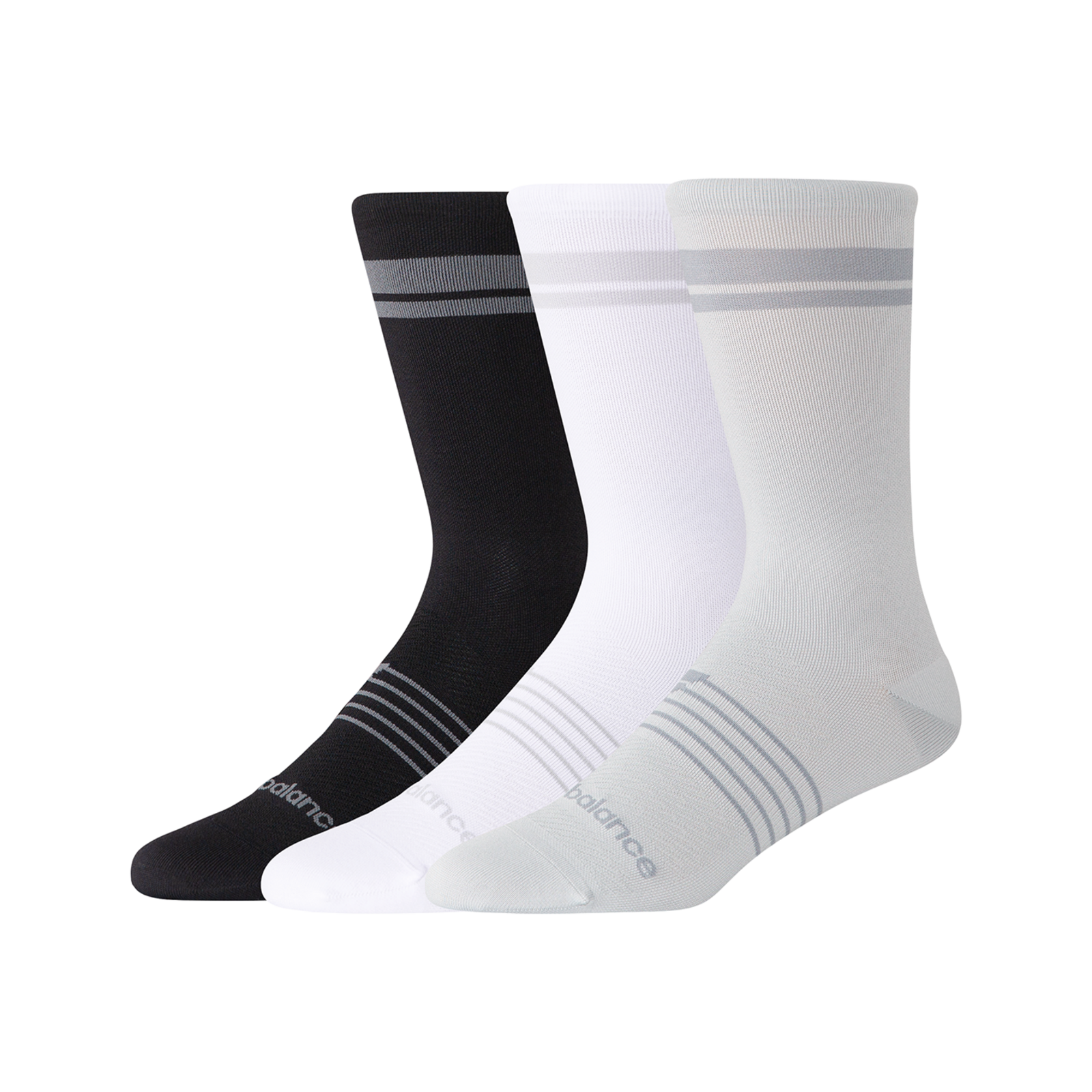 New Balance Pro Run Crew Socks 3 Pack  Unisex, mehrfarbig, Grösse: XL
