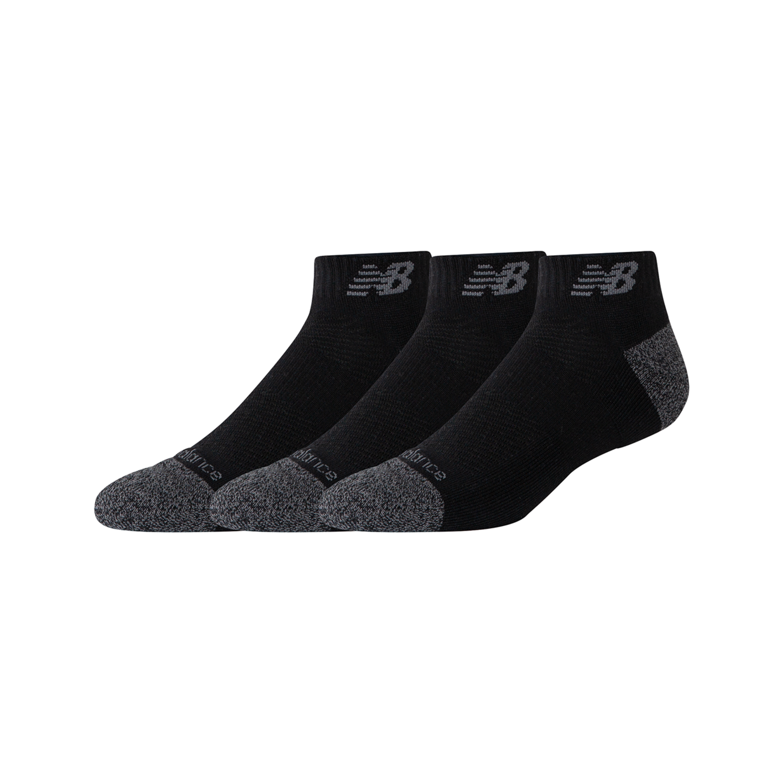 New Balance New Balance Active Low Cut Socks 3 Pack unisex, schwarz, Grösse: S  unisex, schwarz, Grösse: S