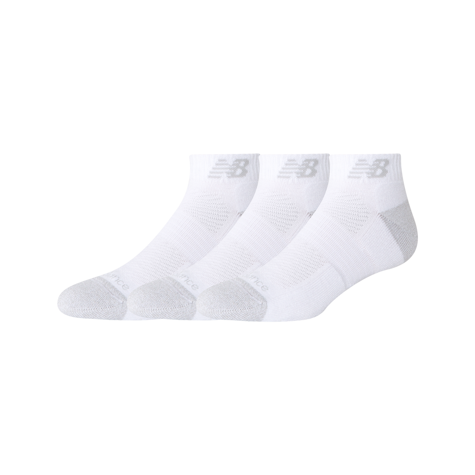 New Balance New Balance Active Low Cut Socks 3 Pack unisex, weiss, Grösse: S  unisex, weiss, Grösse: S