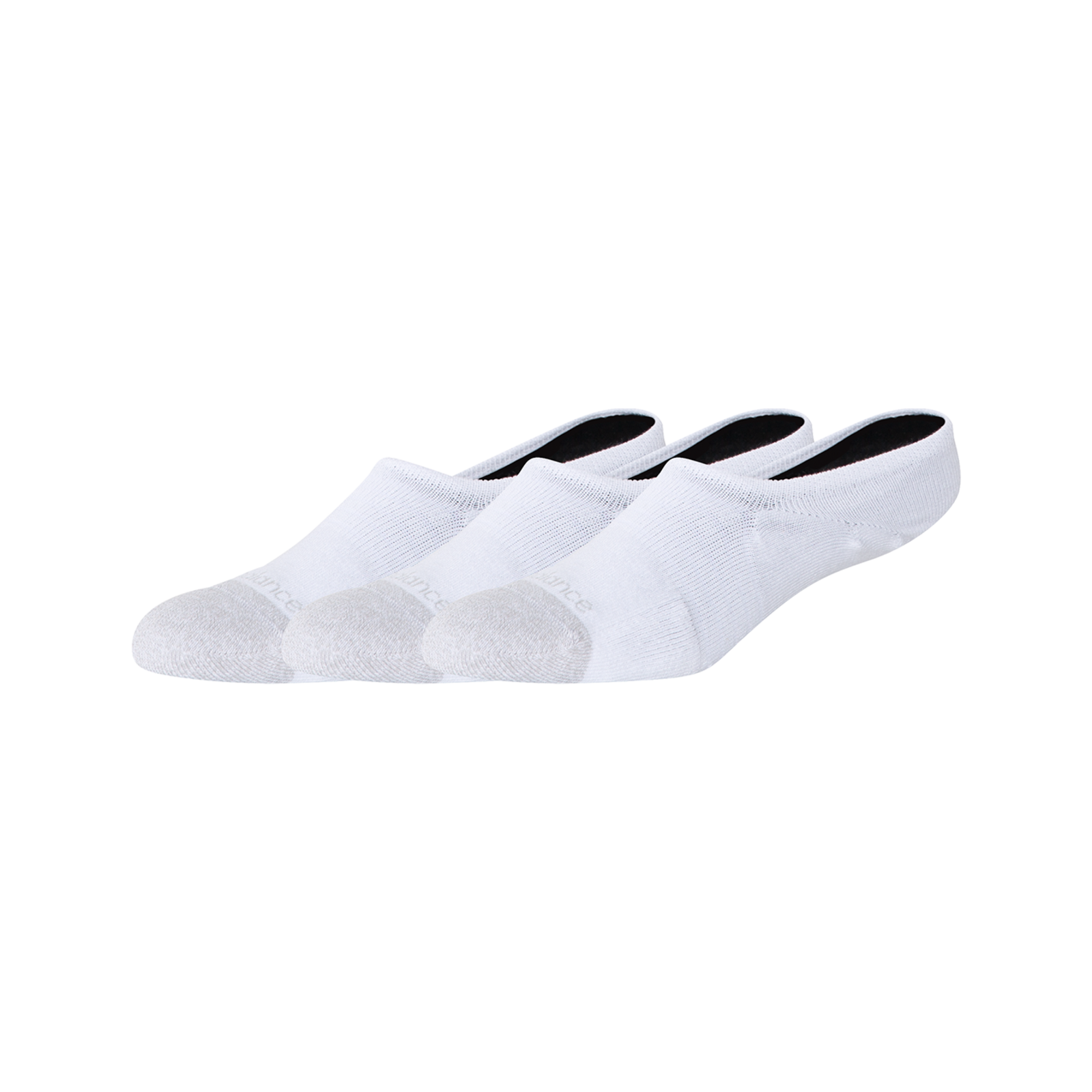 New Balance New Balance Active Invisible Socks 3 Pack unisex, weiss, Grösse: L  unisex, weiss, Grösse: L