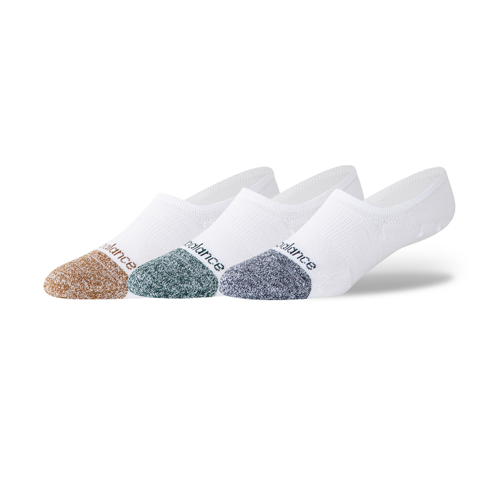 New Balance New Balance Active Invisible Socks 3 Pack unisex, weiss, Grösse: L  unisex, weiss, Grösse: L