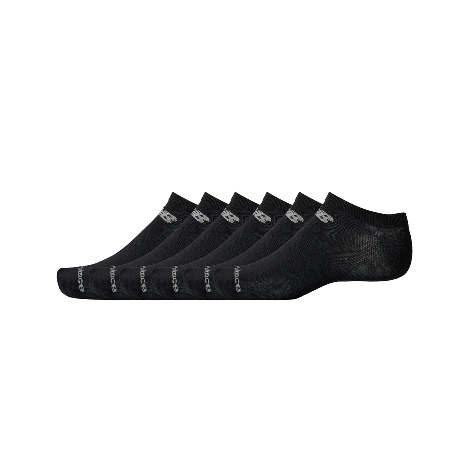 New Balance Performance Basic No Show 6 Pack  Unisex, schwarz, Grösse: M