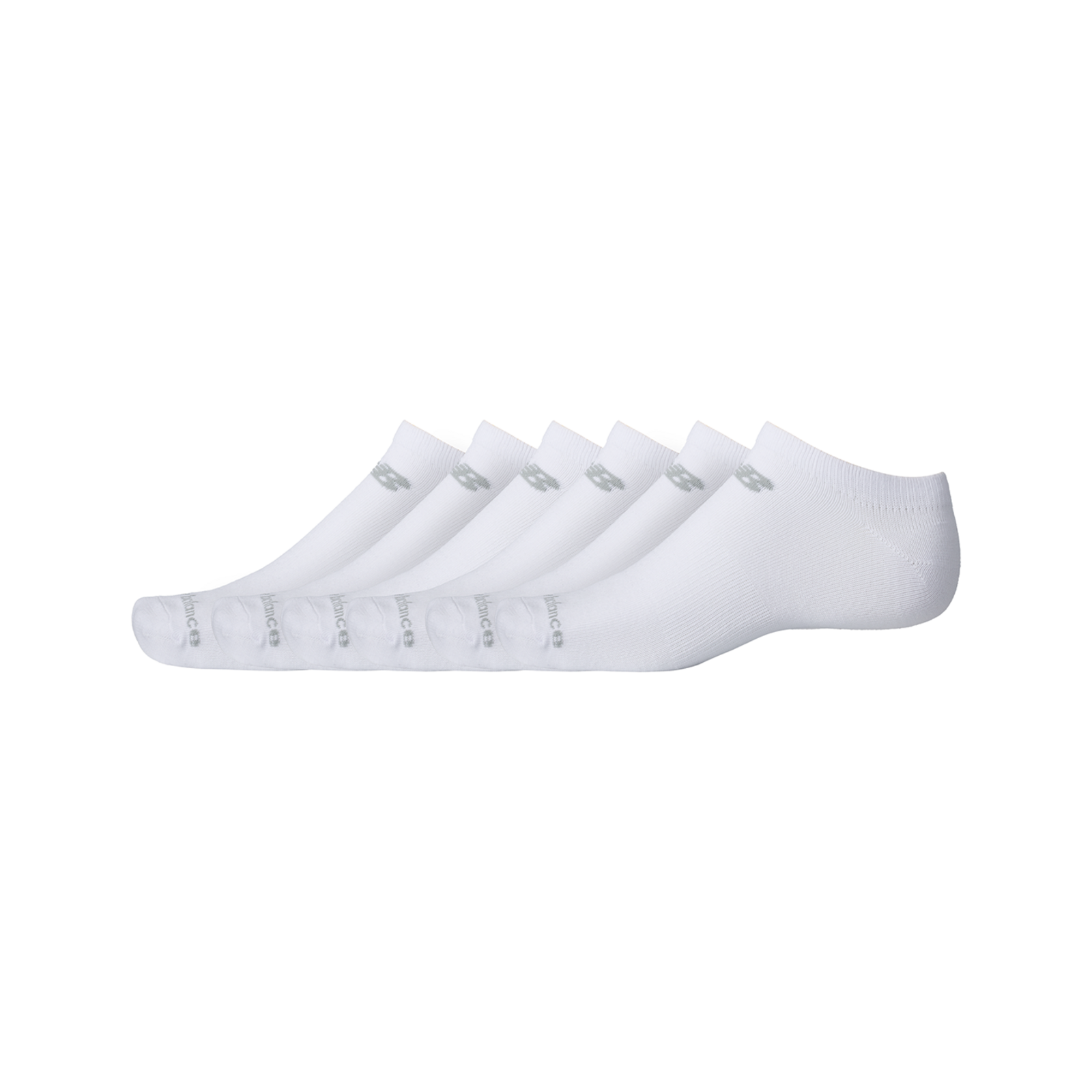 New Balance Performance Basic No Show 6 Pack  Unisex, weiss, Grösse: XL