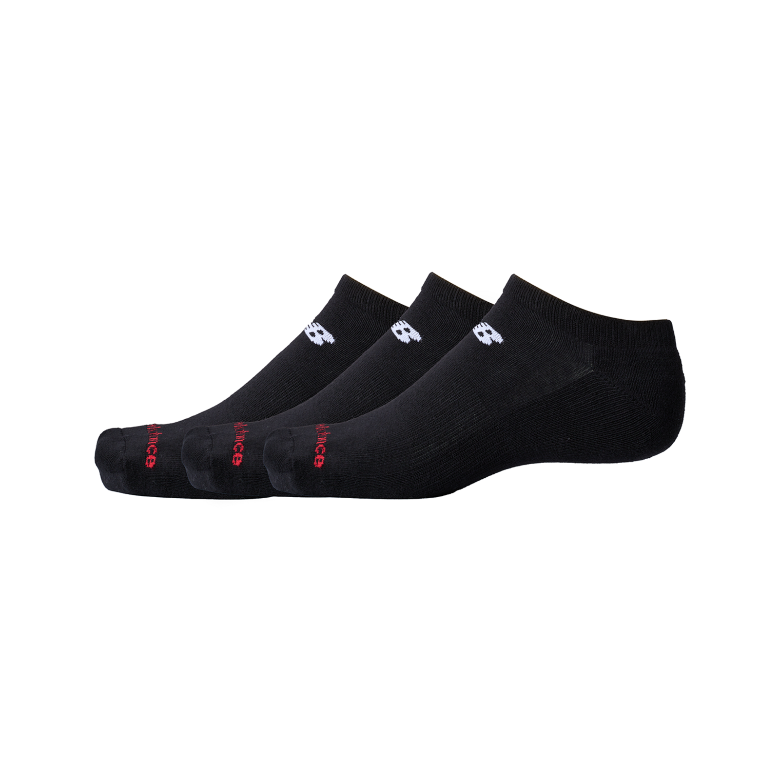New Balance Everyday No Show 3 Pack  Unisex, schwarz, Grösse: XL
