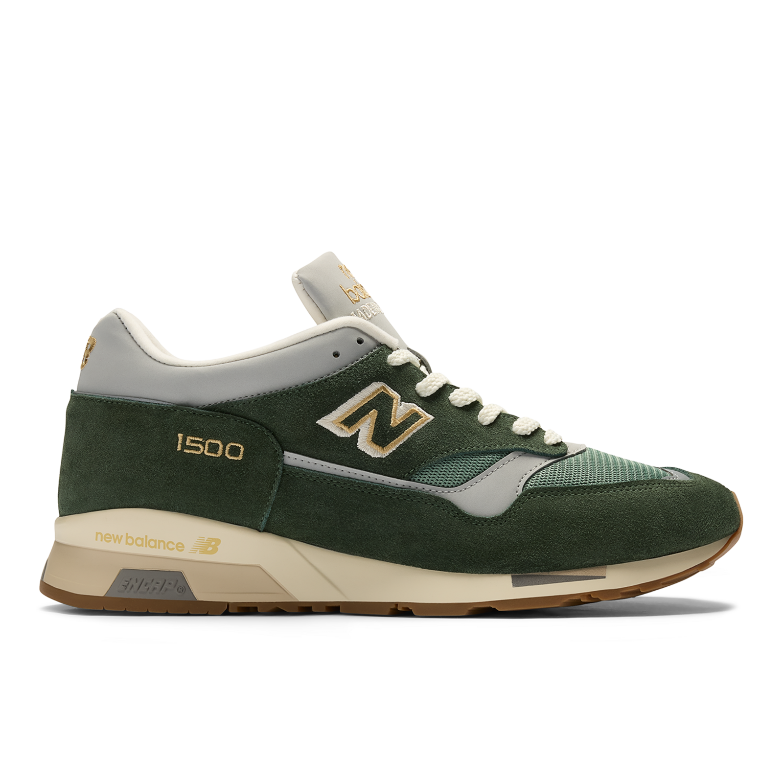 New Balance M 1500 Made in UK Vintage Sports Freizeitschuhe / Sneaker Unisex, grün, Grösse: 42